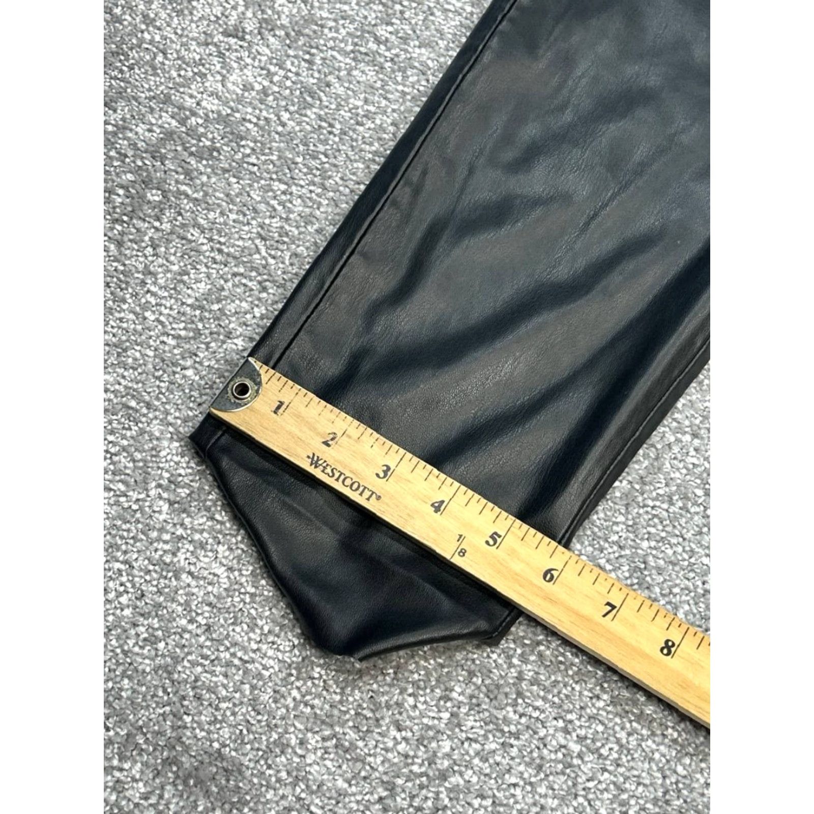 Zara Zara Pants Womens XS Black Stretch Pleated High Rise Straight Leg Size 26" / US 2 / IT 38 - 5 Thumbnail