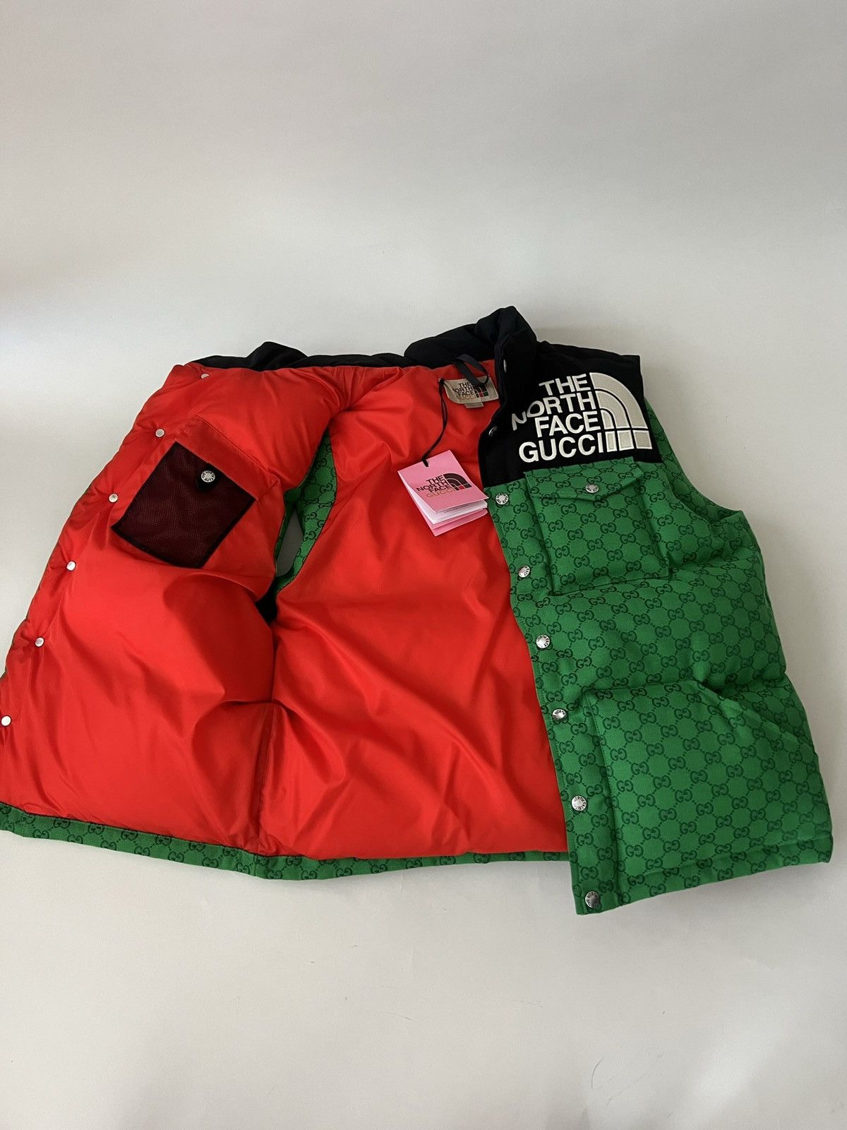 Gucci × The North Face GG Monogram Down Vest Size US M / EU 48-50 / 2 - 4 Thumbnail