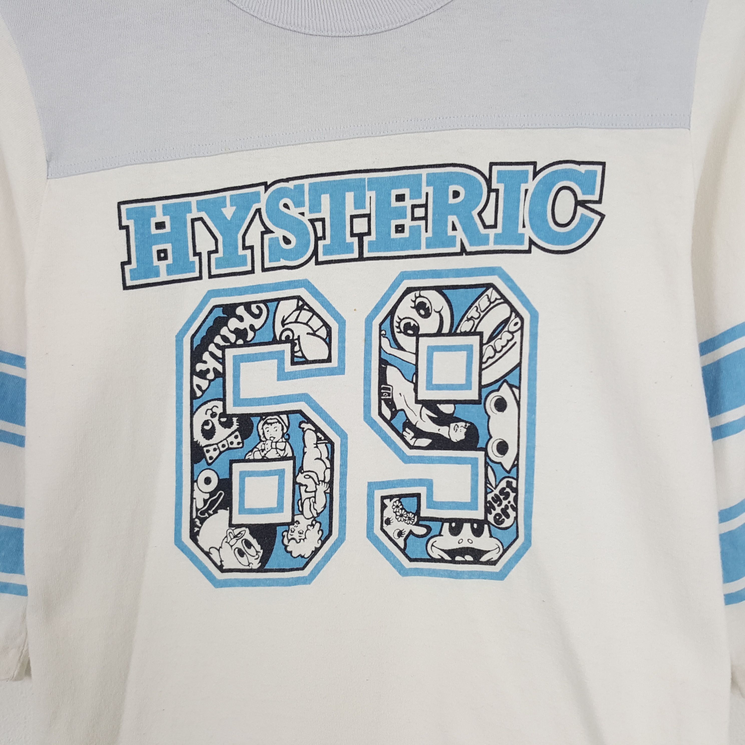 Hysteric Glamour × Japanese Brand × Vintage Vintage Hysteric 69 Japanese Tshirt Size US S / EU 44-46 / 1 - 2 Thumbnail