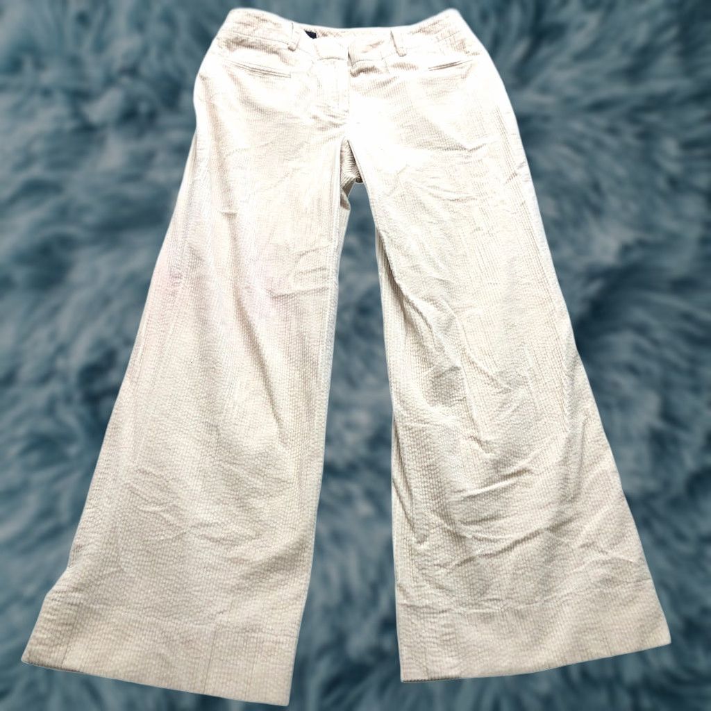 Brooks Brothers Brooks Brothers Stretch Corduroy Pants Womens 26x25 XS Tan Wide Leg Regular Inseam 25" Casual Dress Pants Pockets Vintage No Size 26" / US 2 / IT 38 - 1 Thumbnail