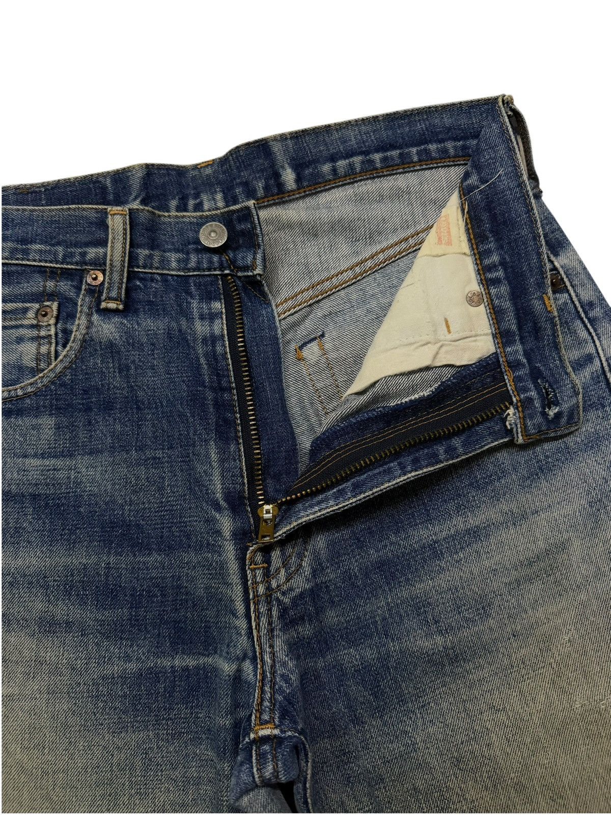 Levi's Vintage Clothing Vintage 90s Levi’s 502-XX Big E Talon Japan Selvedge Denim Size US 30 / EU 46 - 11 Thumbnail