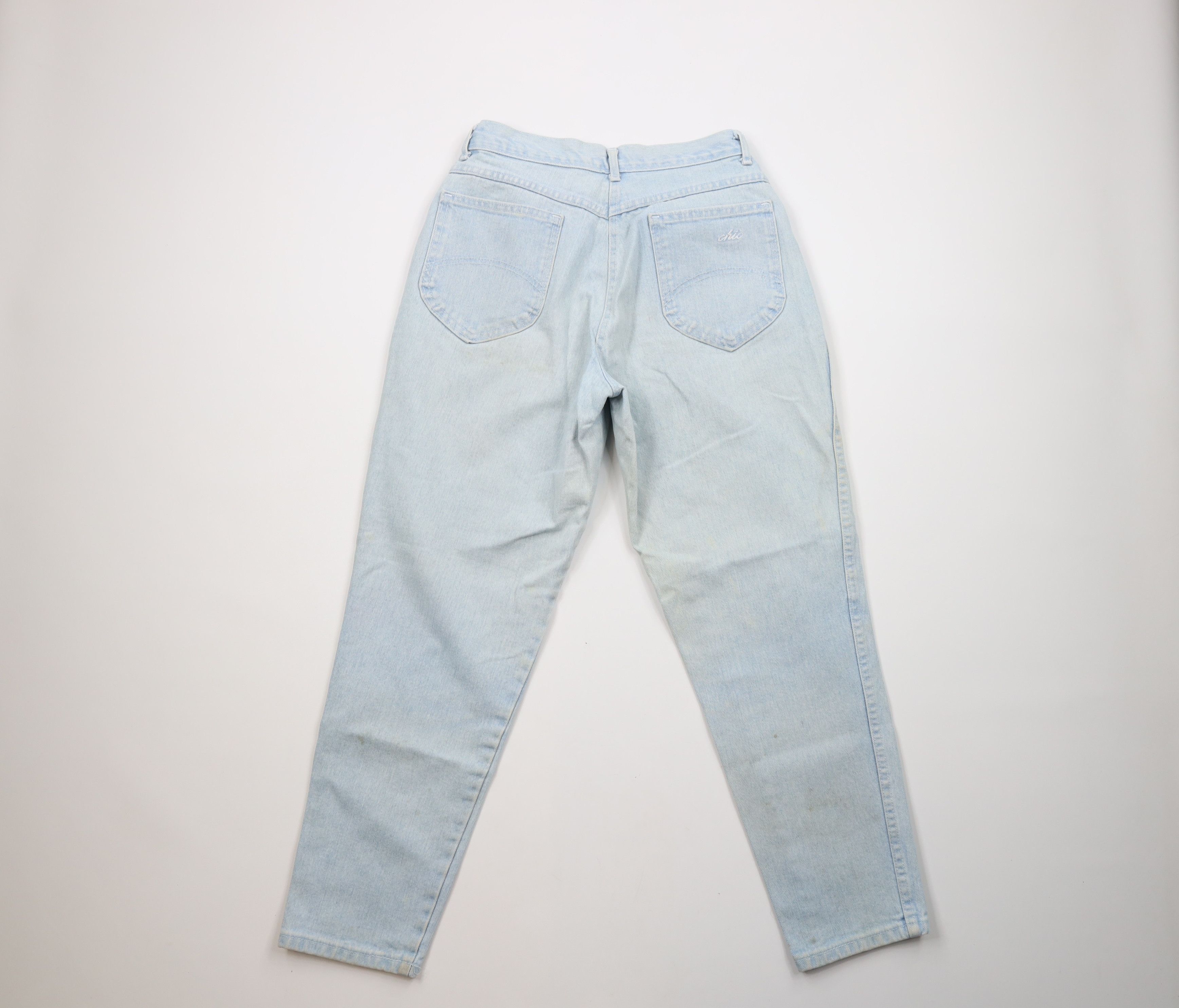 Vintage Vintage 90s Streetwear Tapered Leg Denim Jeans Blue Size 32" / US 10 / IT 46 - 8 Thumbnail