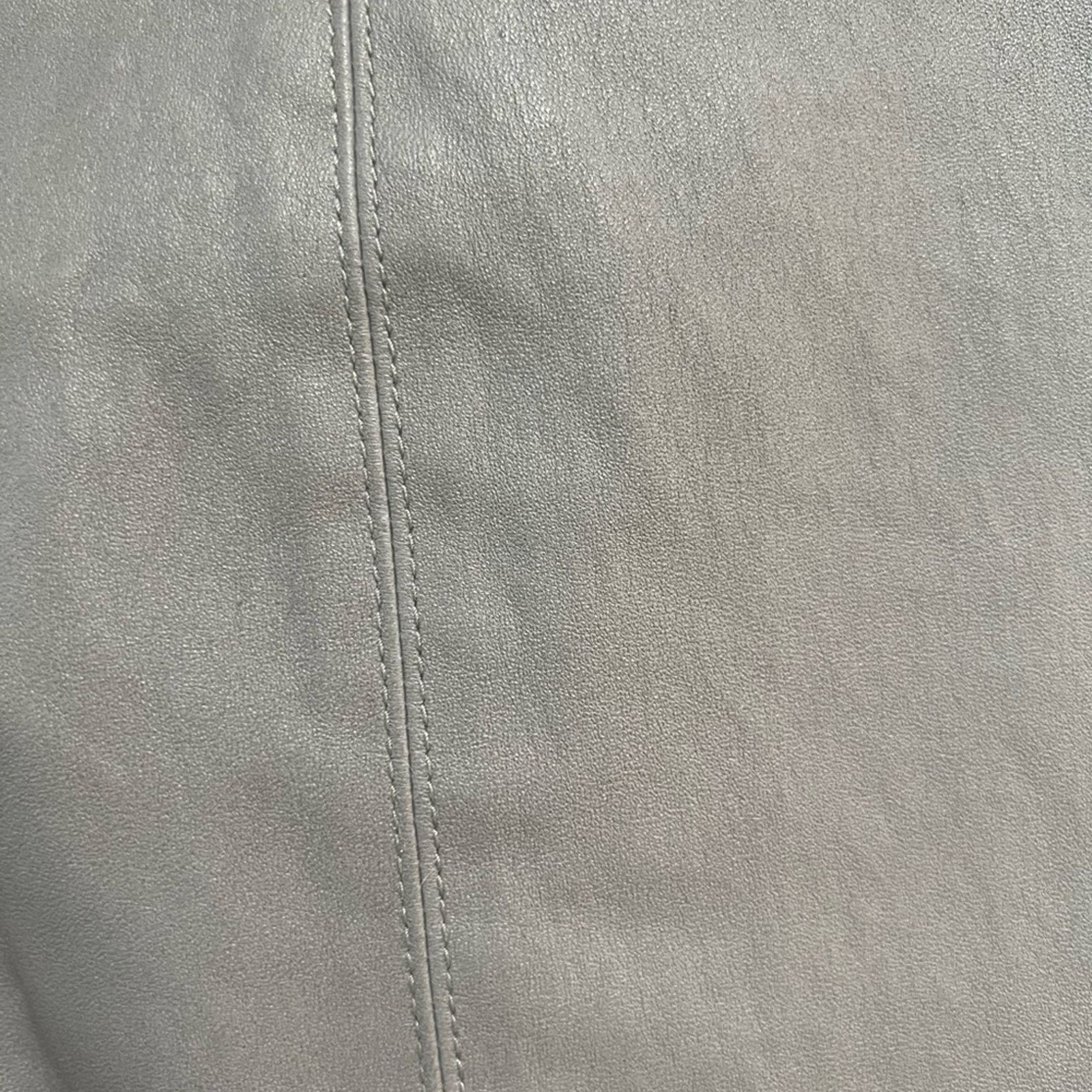 Theory Theory Ima Maximus Lamb Leather Leggings Gray Size 6 NWT Size 28" / US 6 / IT 42 - 5 Thumbnail