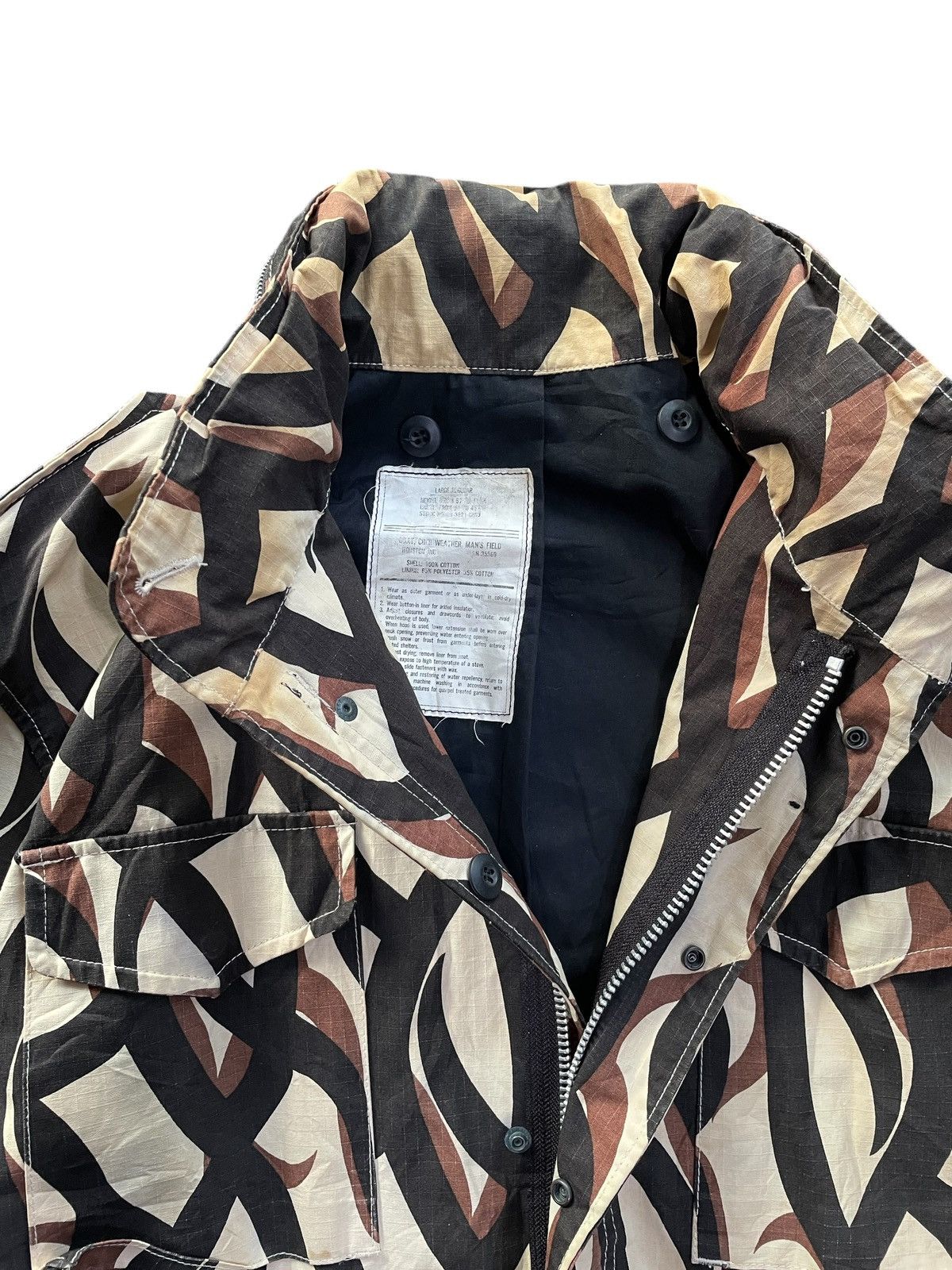 Vintage Vintage M-65 Parka Jacket Tribal Camo Bape Size US XL / EU 56 / 4 - 4 Thumbnail