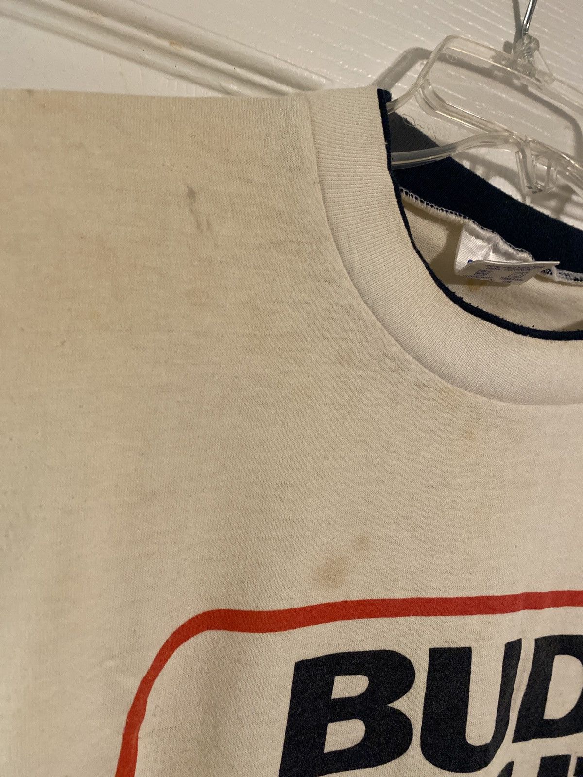 Budweiser × Vintage Vintage Bud Light Short Sleeve Shirt Size US XL / EU 56 / 4 - 6 Thumbnail