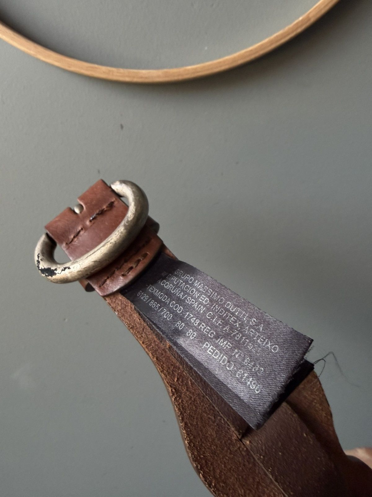 Massimo Dutti Massimo Dutti Boho Western Leather Belt Size ONE SIZE - 6 Thumbnail