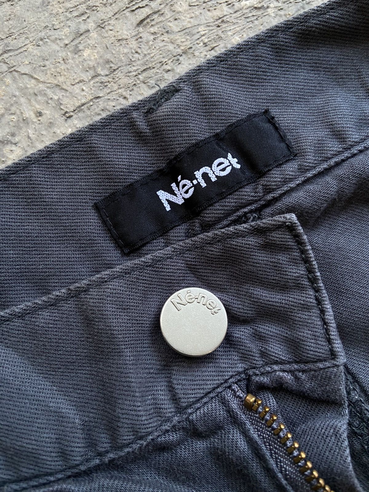Ne-Net 2000s Ne-Ner by Issey Miyake - Patchwork High Waist Pants Size US 29 - 5 Thumbnail