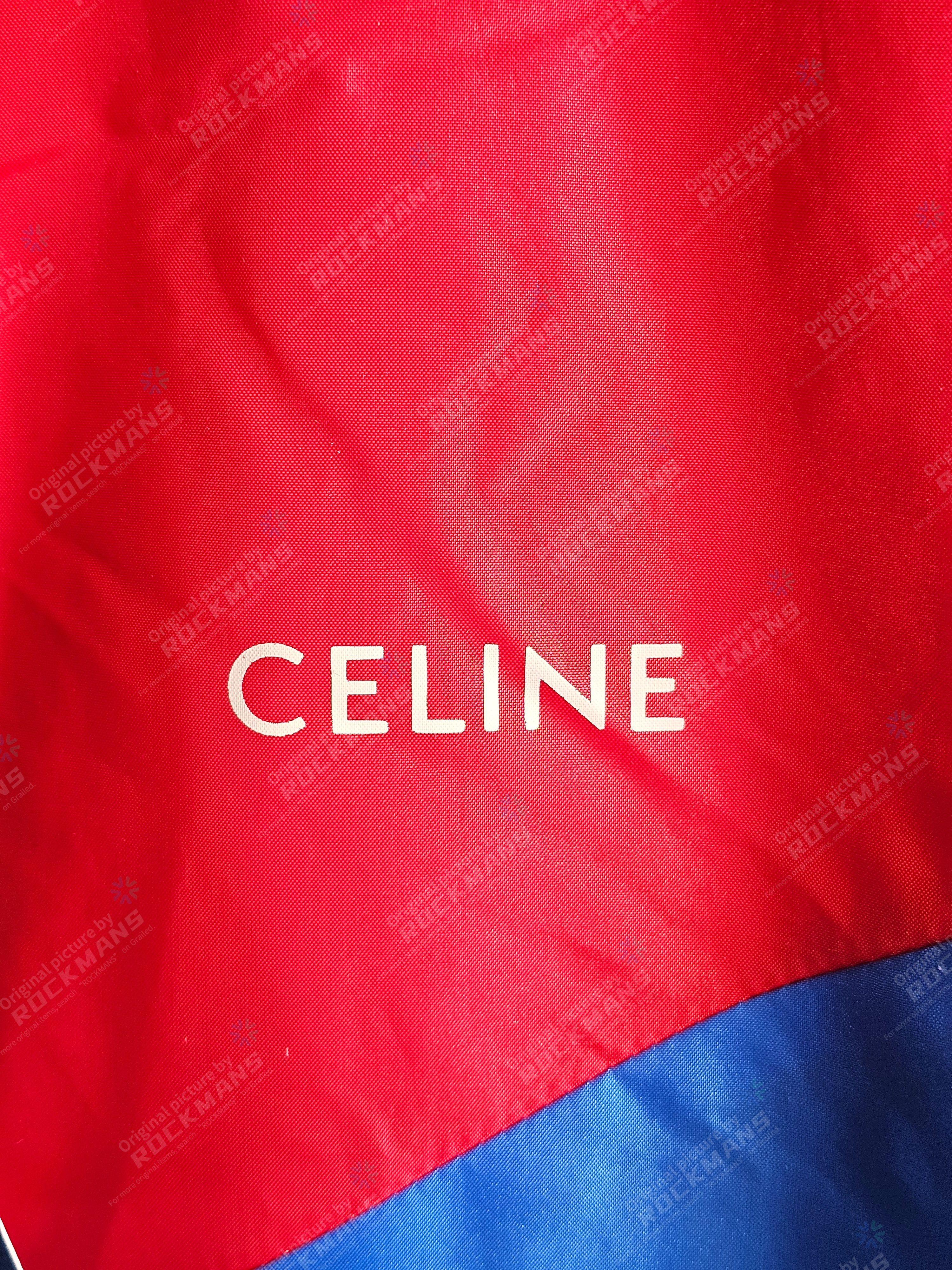 Celine Celine Triomphe Colorblock Pattern WindbreakerJacket Size 56 Size US XL / EU 56 / 4 - 2 Thumbnail