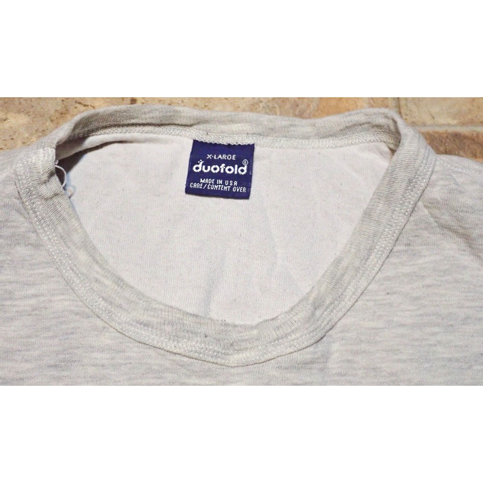 Vintage VINTAGE Duofold Shirt | Duofold 2 Layer Thermal Shirt | Vintage 60s 70s Heat Thermal Adult XL Gray USA Made Size US XL / EU 56 / 4 - 3 Thumbnail