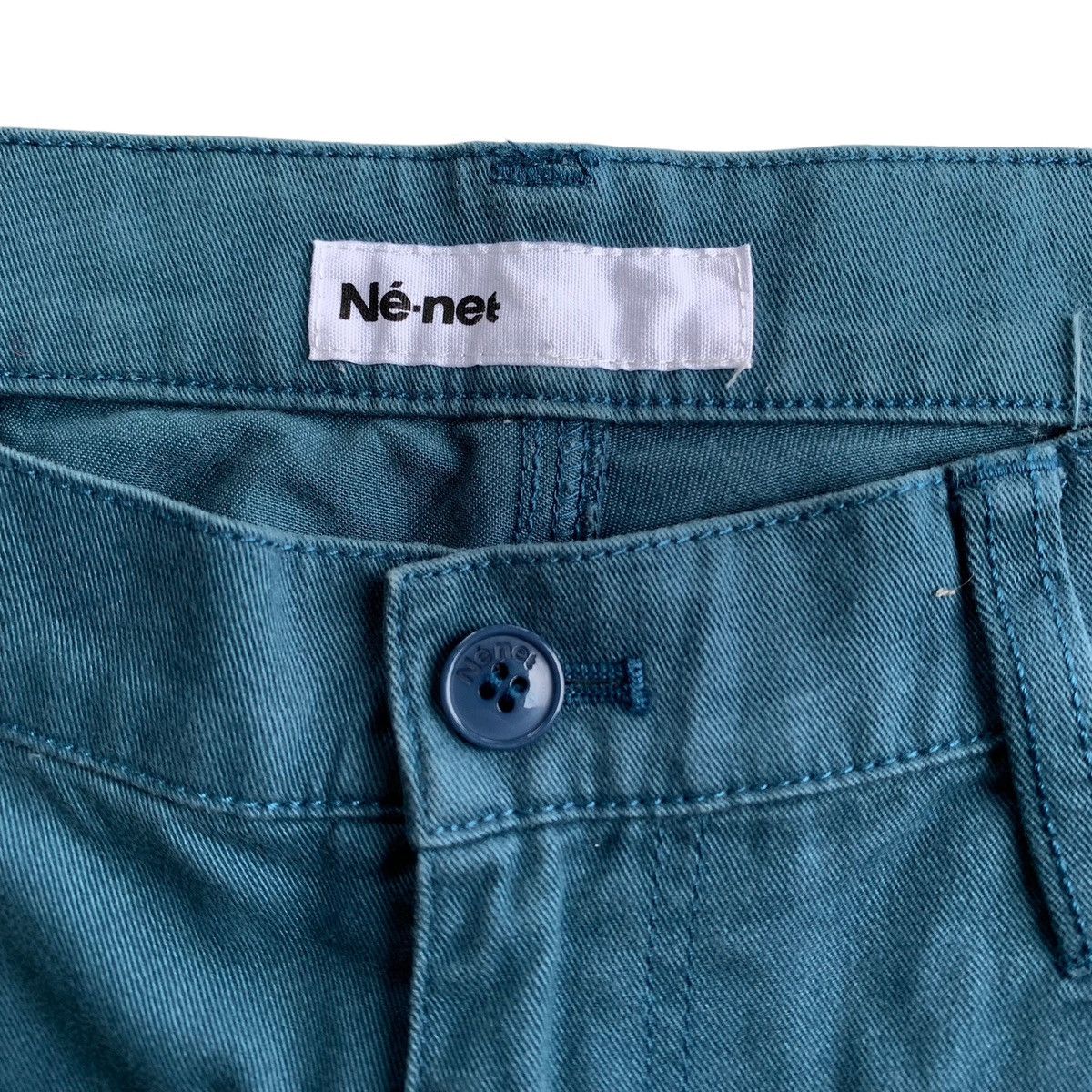 Issey Miyake × Japanese Brand × Ne-Net 2000s Ne-net by Issey Miyake Wide Jorts Pants Size 28" / US 6 / IT 42 - 7 Thumbnail