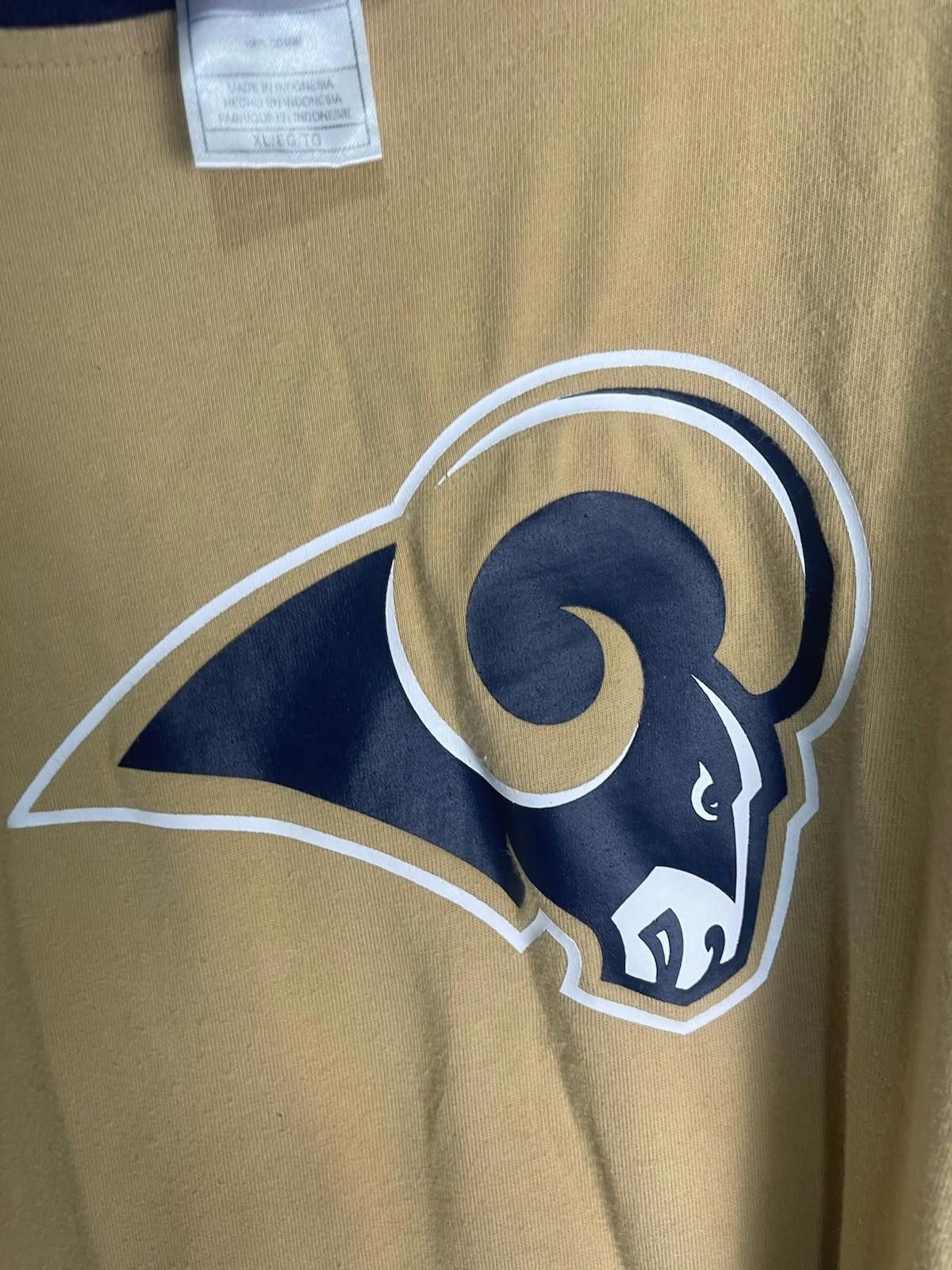 Reebok Vintage Reebok 90's NFL Los Angeles Rams Big Logo T-Shirt XL Size ONE SIZE - 4 Thumbnail