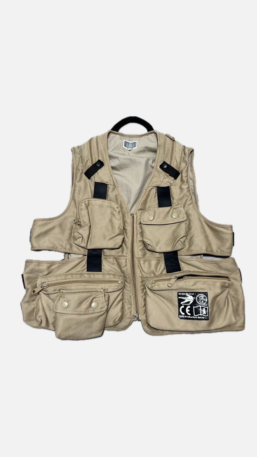 image of Cav Empt 17Aw Utility Vest in Beige, Men's (Size Large)