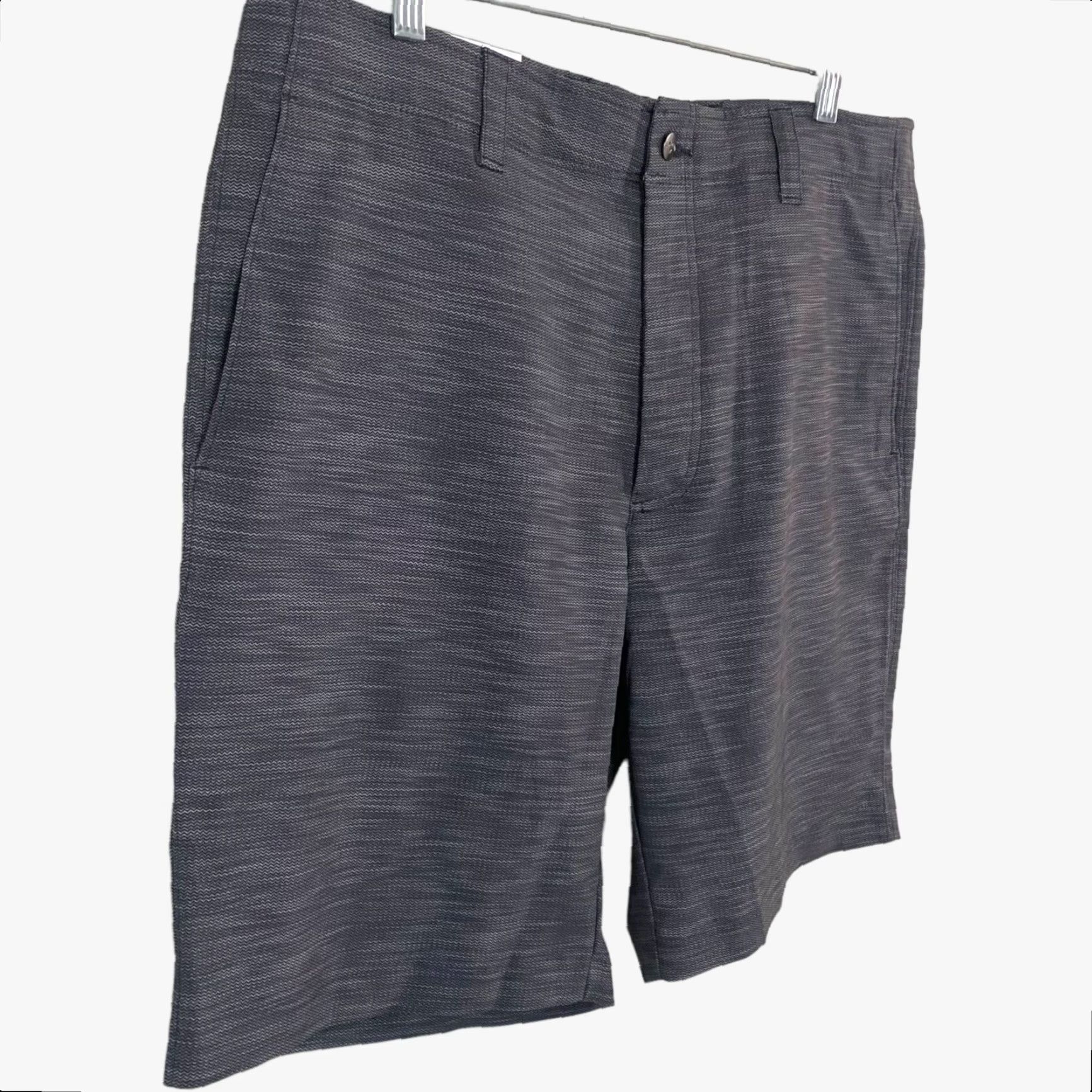 Callaway Callaway Stretch Performance Golf Short Gray Men's 36 Athletic Flat-Front New Simulated Flat Front Chino Pocket Logo 9" Inseam Size US 36 / EU 52 - 2 Thumbnail