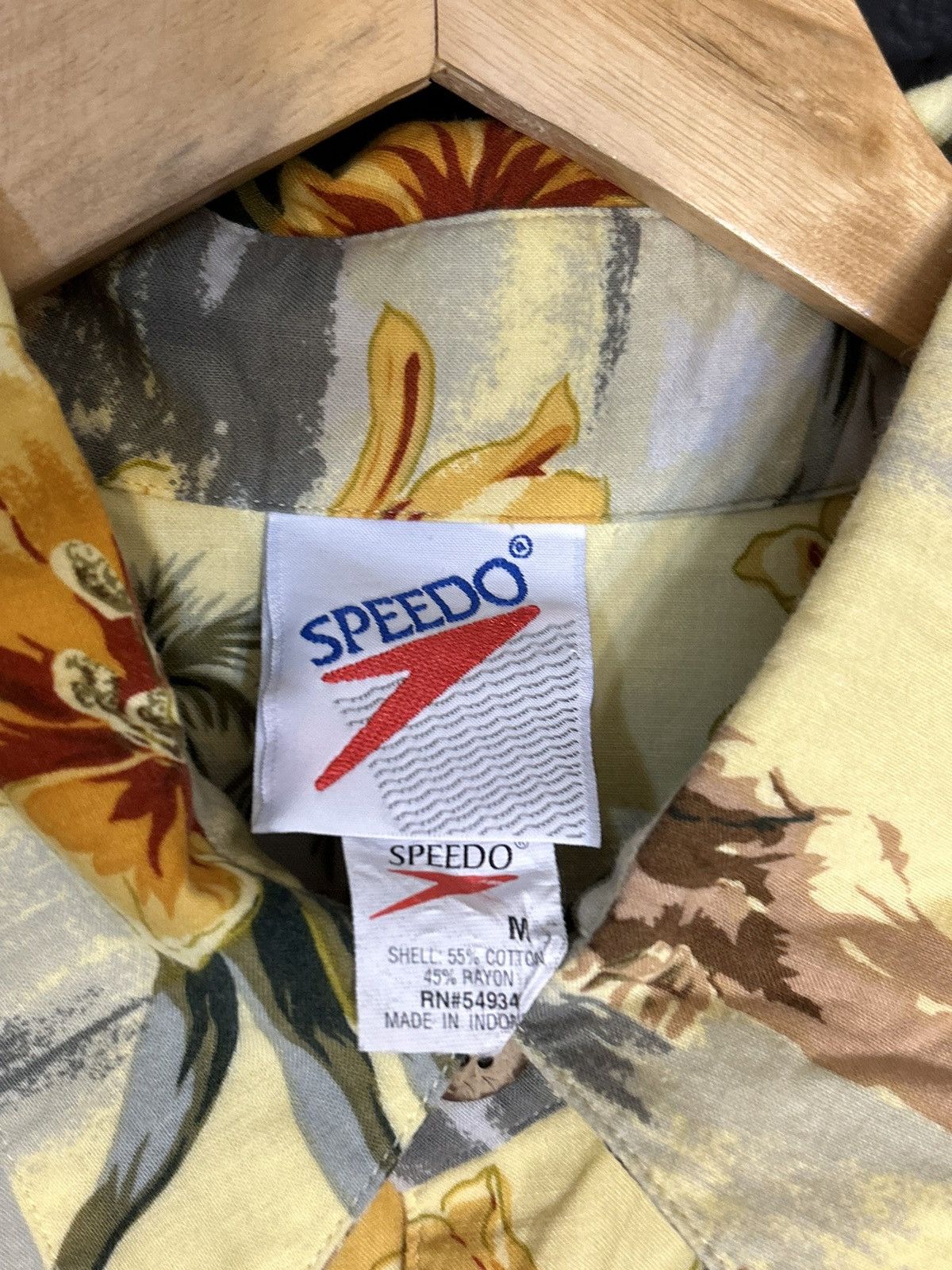 Speedo × Vintage Speedo Aloha Button Up Shirt Size US M / EU 48-50 / 2 - 4 Thumbnail