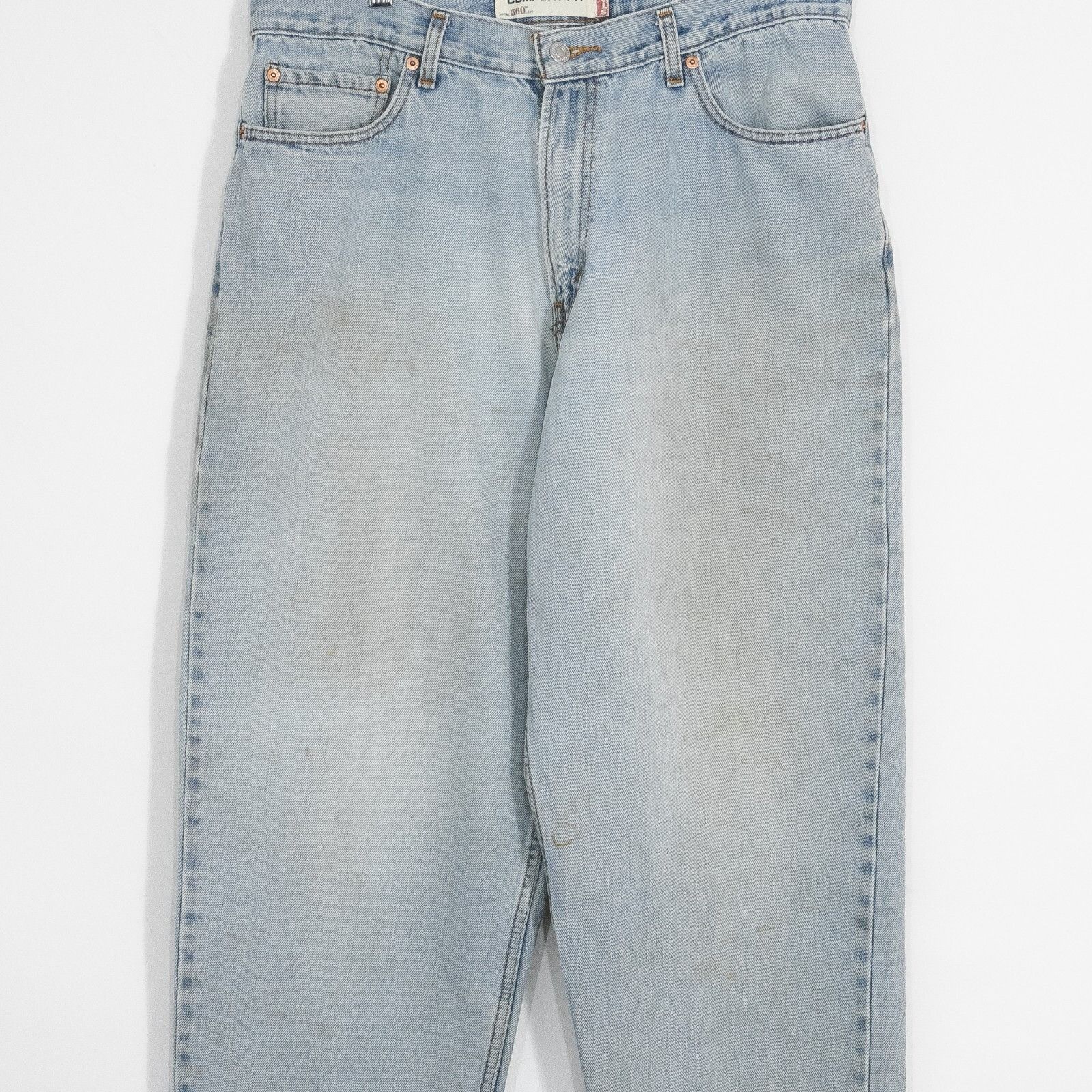 Levi's × Vintage Vintage Y2K Levis 560 Jeans 36x30 Distressed Relaxed Tapered Size US 36 / EU 52 - 2 Thumbnail