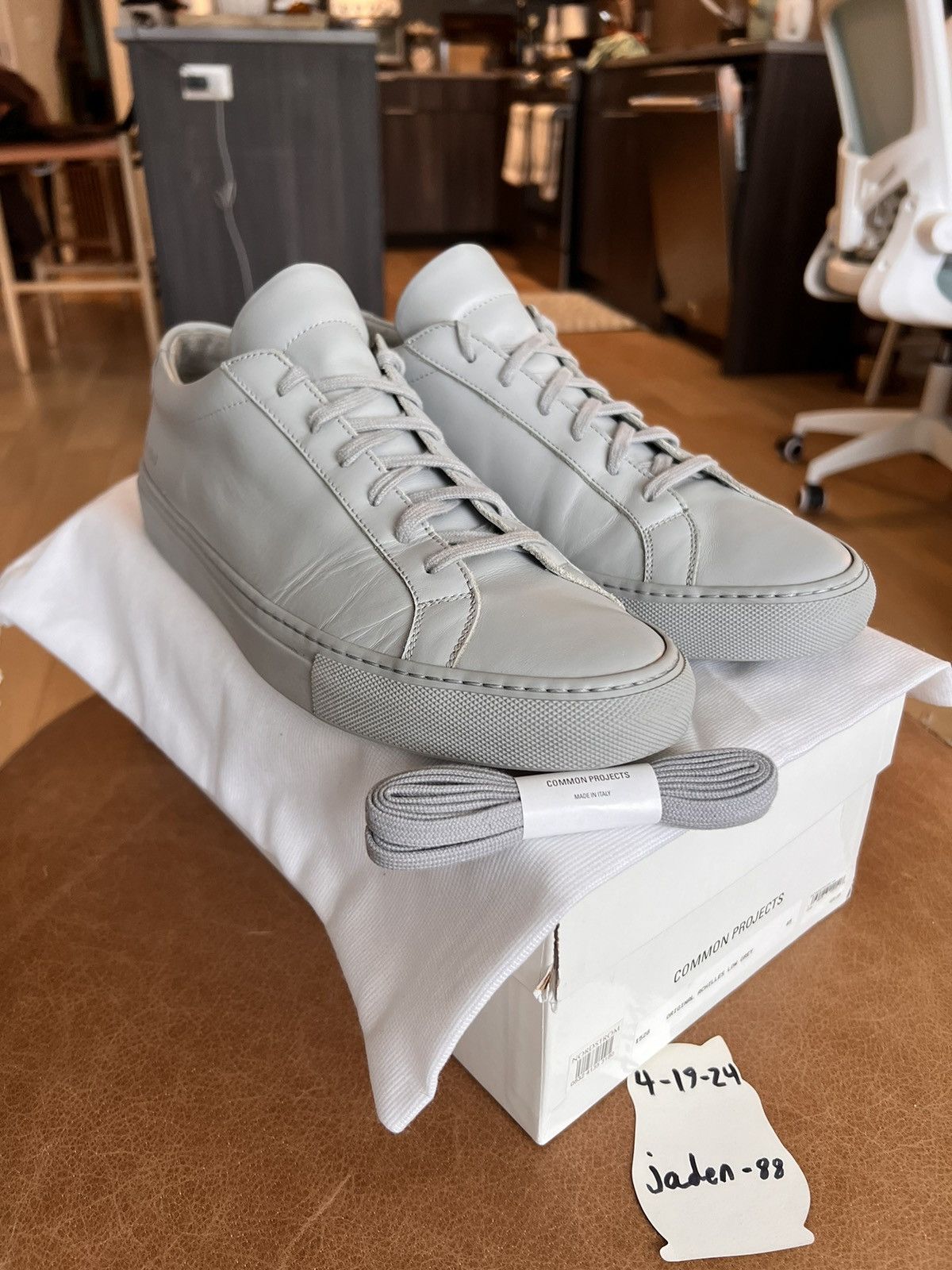 Common Projects Common Projects Achilles Low Grey Grailed