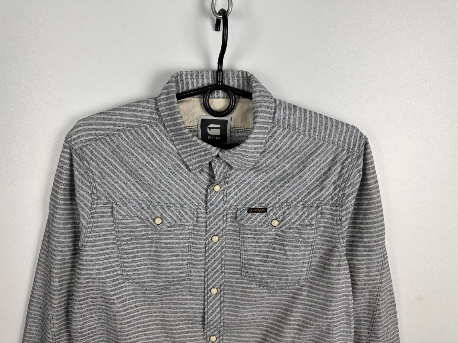 G-Star G-Star Raw Arc 3D Shirt Long Sleeve Buttons Gray Size M Size US M / EU 48-50 / 2 - 2 Thumbnail