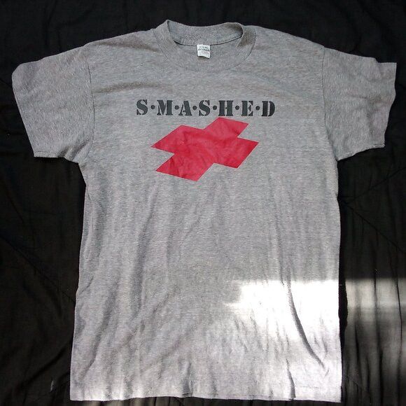 Vintage Vintage 80s MASH Smashed Parody Joke Gag T-Shirt Size US L / EU 52-54 / 3 - 2 Thumbnail