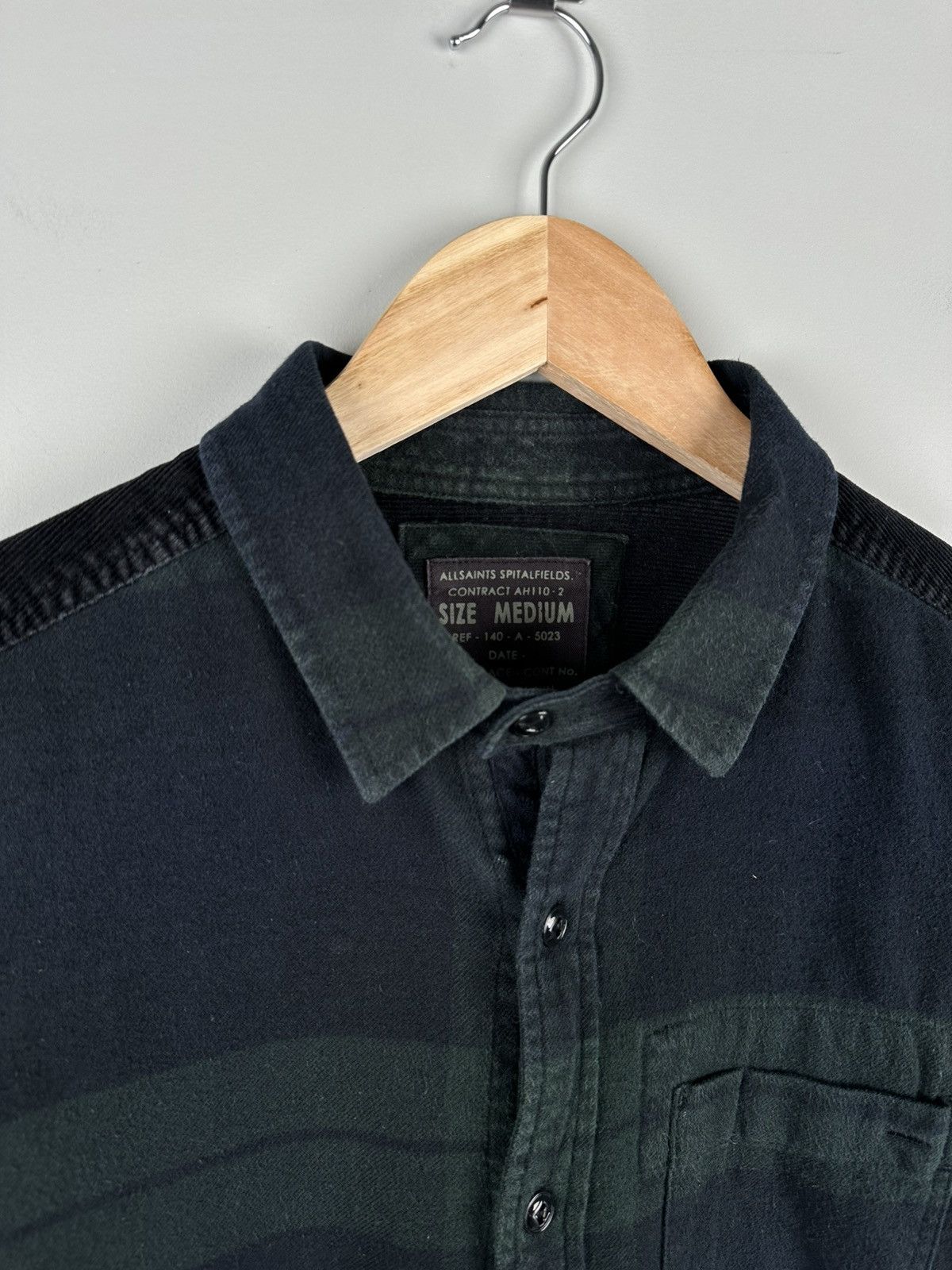 Allsaints × Flannel AllSaints Bracker Flannel Button Up Shirt Size US M / EU 48-50 / 2 - 3 Thumbnail