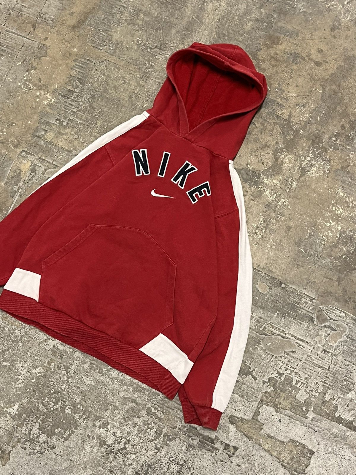 Nike × Vintage Nike center swoosh big swoosh hoodie vintage y2k streetwear Size US S / EU 44-46 / 1 - 4 Thumbnail
