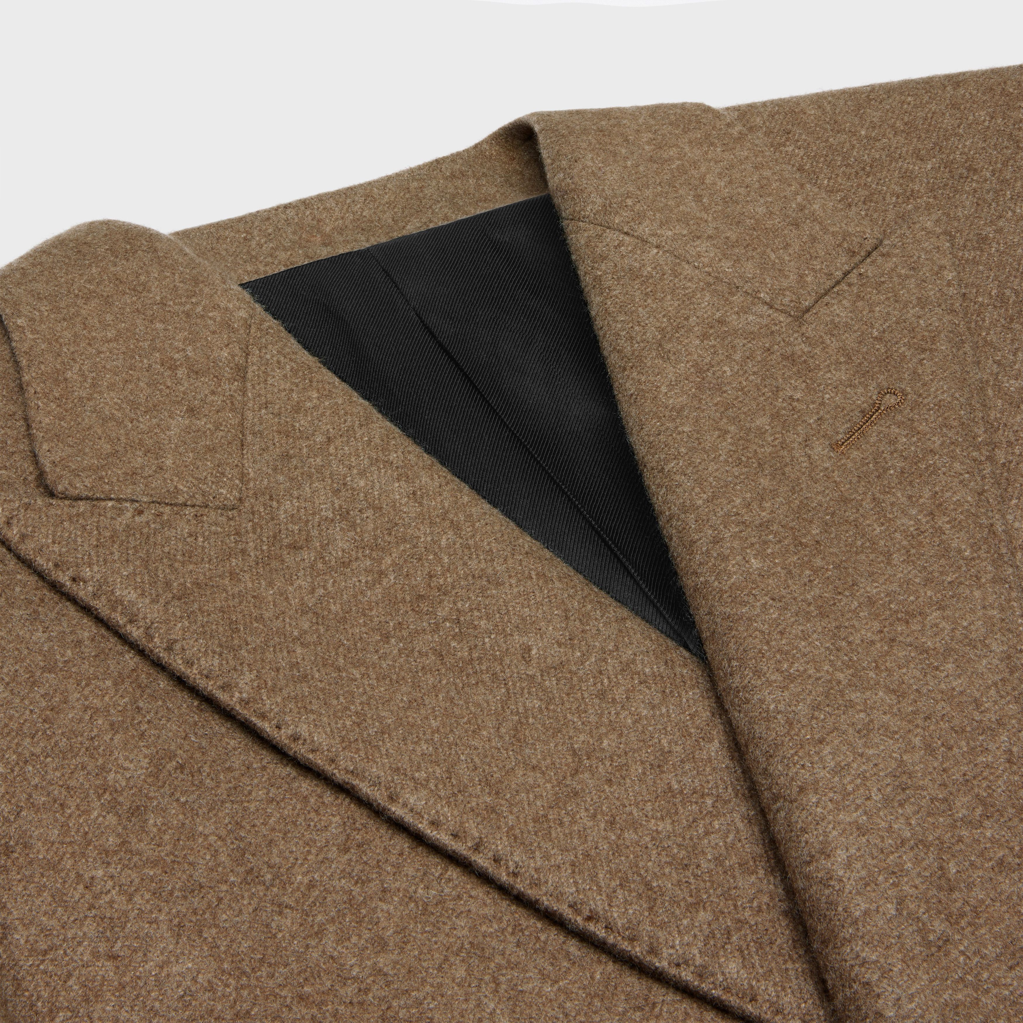 Celine o1bcso1str0925 2M56B459V Cashmere Long Coat in Nutmeg Size XS / US 0-2 / IT 36-38 - 3 Thumbnail