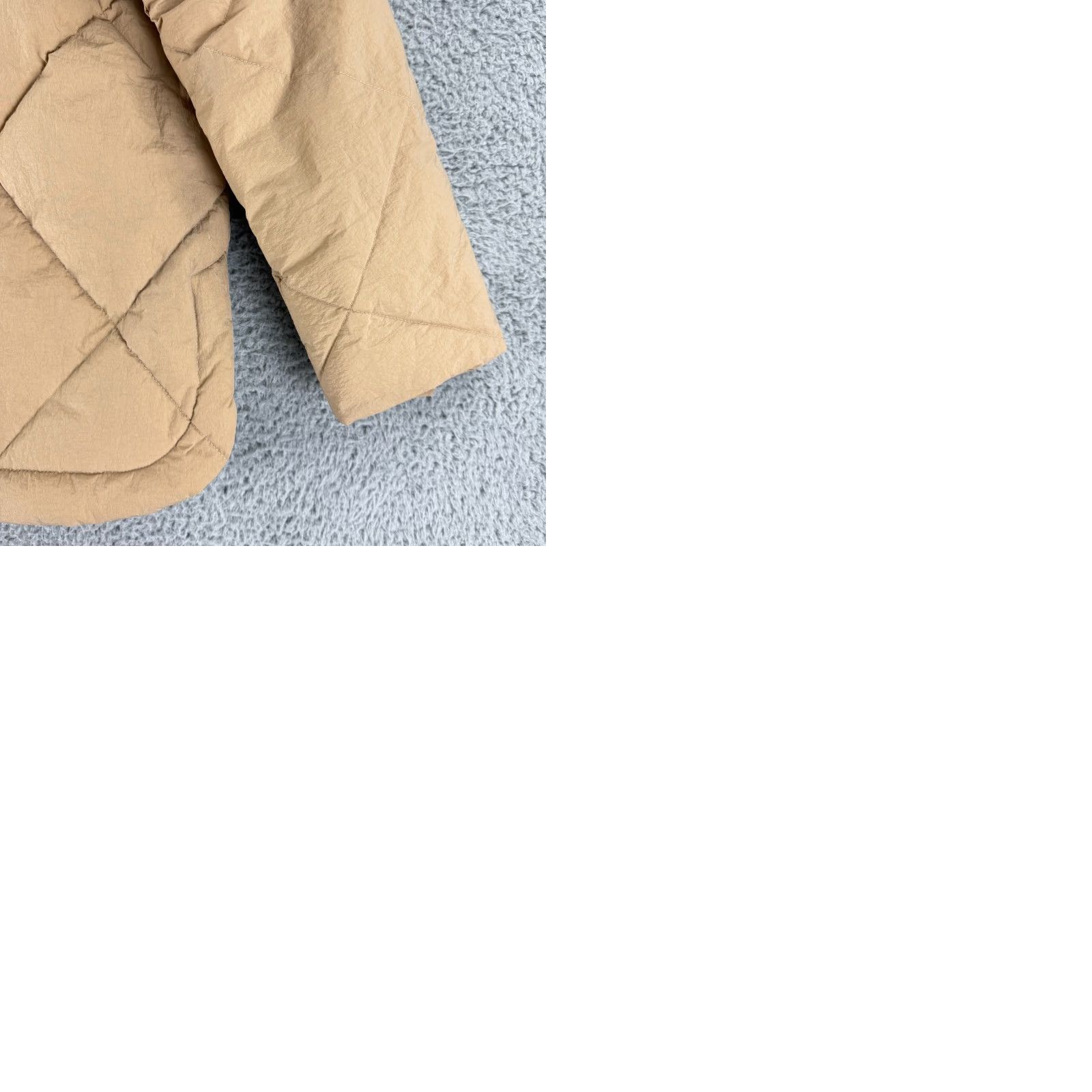 Madewell Madewell Holland Quilted Puffer Parka Jacket Womens XS Beige Hooded LS Size XS / US 0-2 / IT 36-38 - 11 Thumbnail