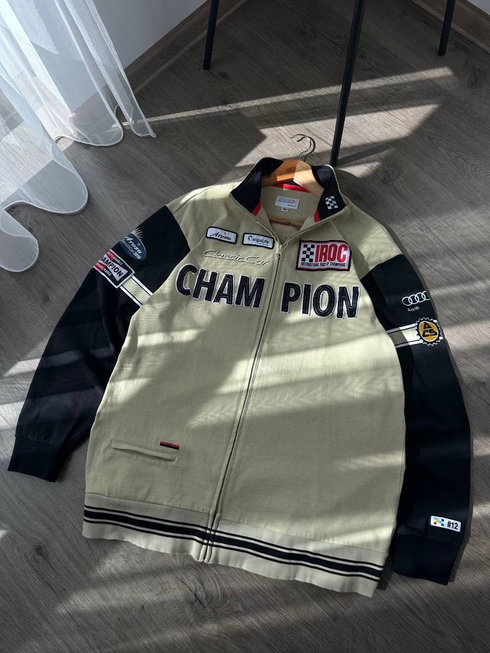 Japanese Brand × Vintage Vintage Japanese Racing Champion 12 Classic Car Hoodie Size US L / EU 52-54 / 3 - 9 Thumbnail