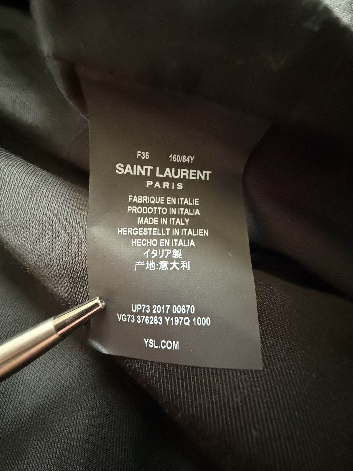 Saint Laurent Paris $3k 🤑Saint Laurent classic black teddy leather wool FR36 S Size XS / US 0-2 / IT 36-38 - 19 Thumbnail
