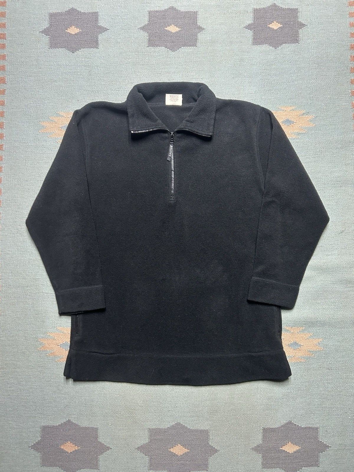 Vintage Cheetah 1/4 zip pullover fleece jacket poly sweater medium Size US M / EU 48-50 / 2 - 1 Thumbnail