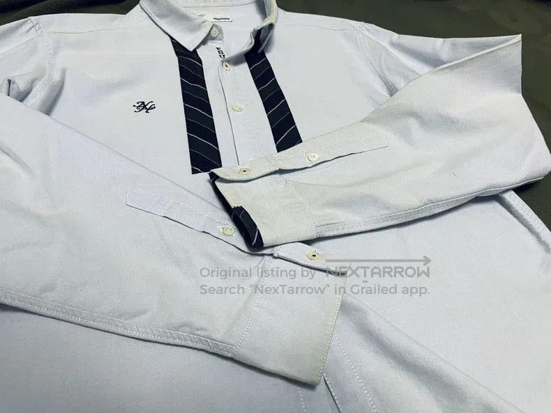 Neighborhood Neighborhood TIE SOLID Long Sleeve Shirt. Size US L / EU 52-54 / 3 - 3 Thumbnail