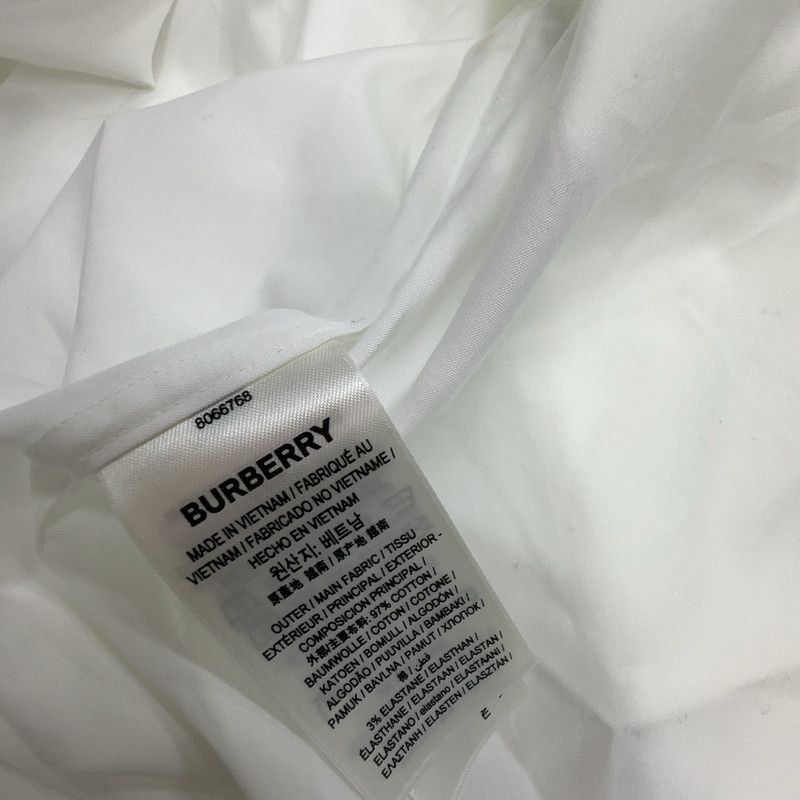Burberry White Logo Long Sleeve Shirt 0079