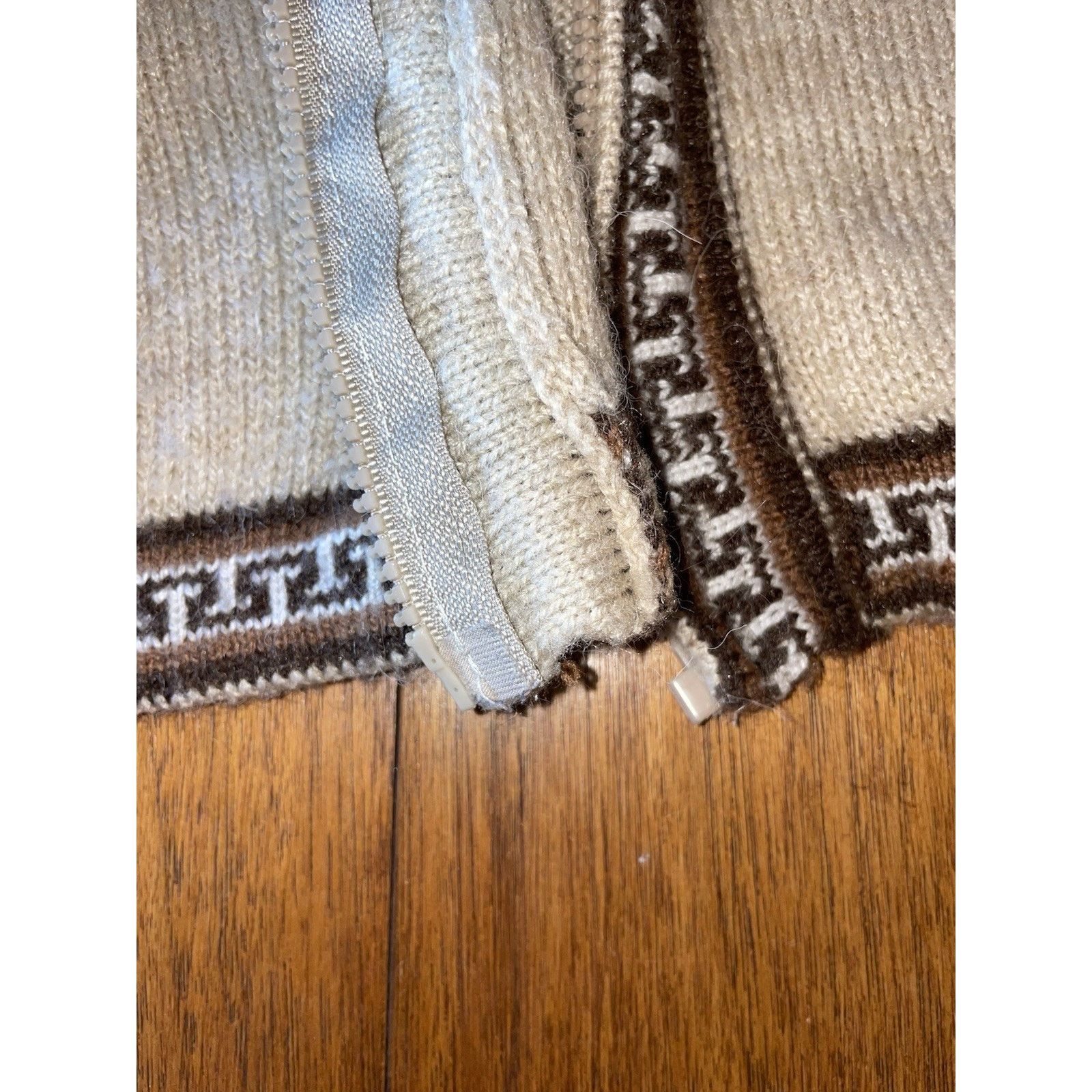 The Unbranded Brand Mens/Womens? Peruvian Alpaca Fina Wool Full Zip Size L Size L / US 10 / IT 46 - 5 Thumbnail