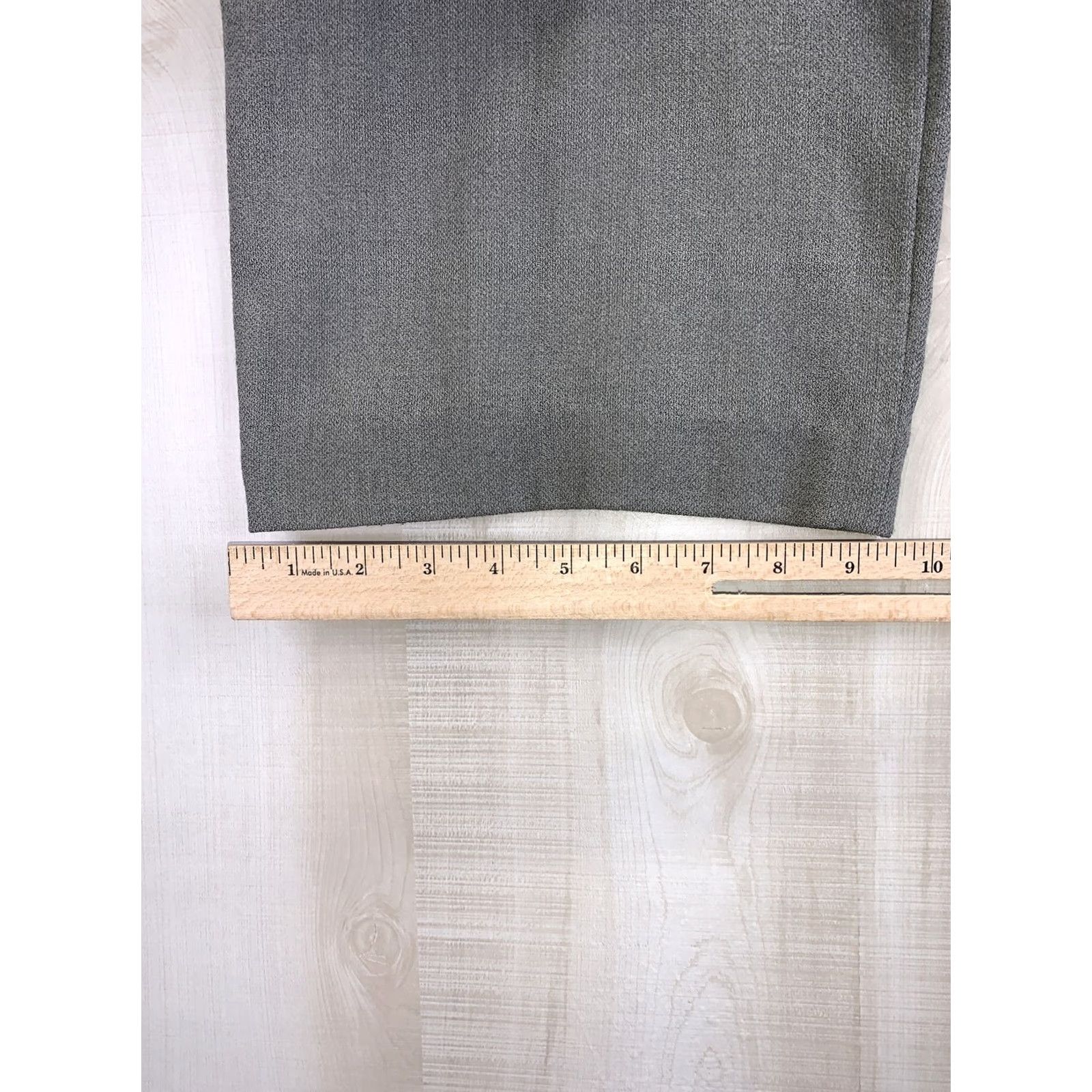 Ellen Tracy Linda Allard Ellen Tracy Pants Women 14 Gray Wool Wide-Leg Ankle Size 14 Casual Workwear Size 36" / US 14 / IT 50 - 5 Thumbnail