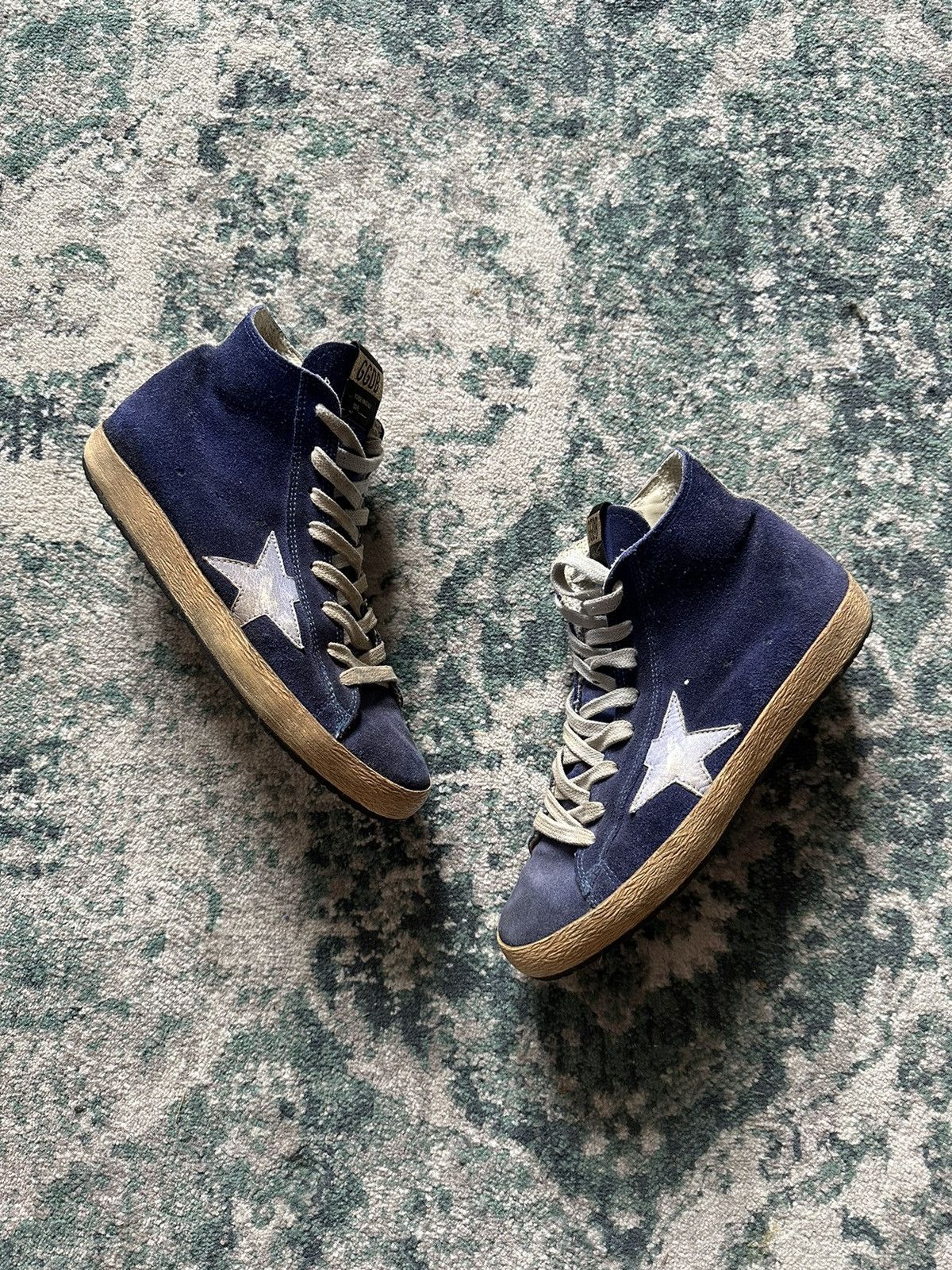 Golden Goose VINTAGE GOLDEN GOOSE FRANCY HIGH TOPS SUEDE SNEAKERS EUR 36 Size US 6 / IT 36 - 1 Thumbnail