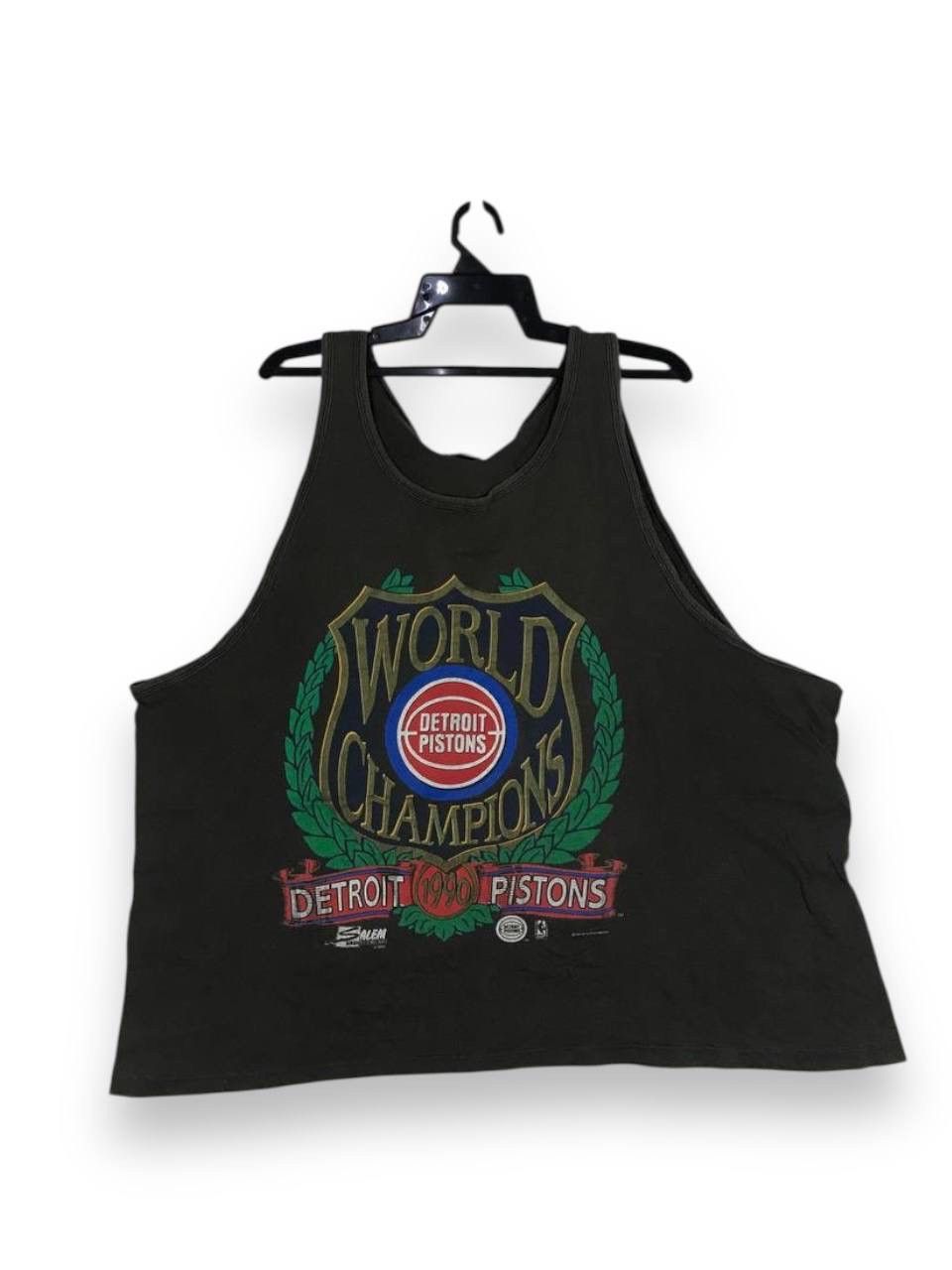 NBA vintage 1990 detroit pistons world champion nba Size US XL / EU 56 / 4 - 1 Thumbnail