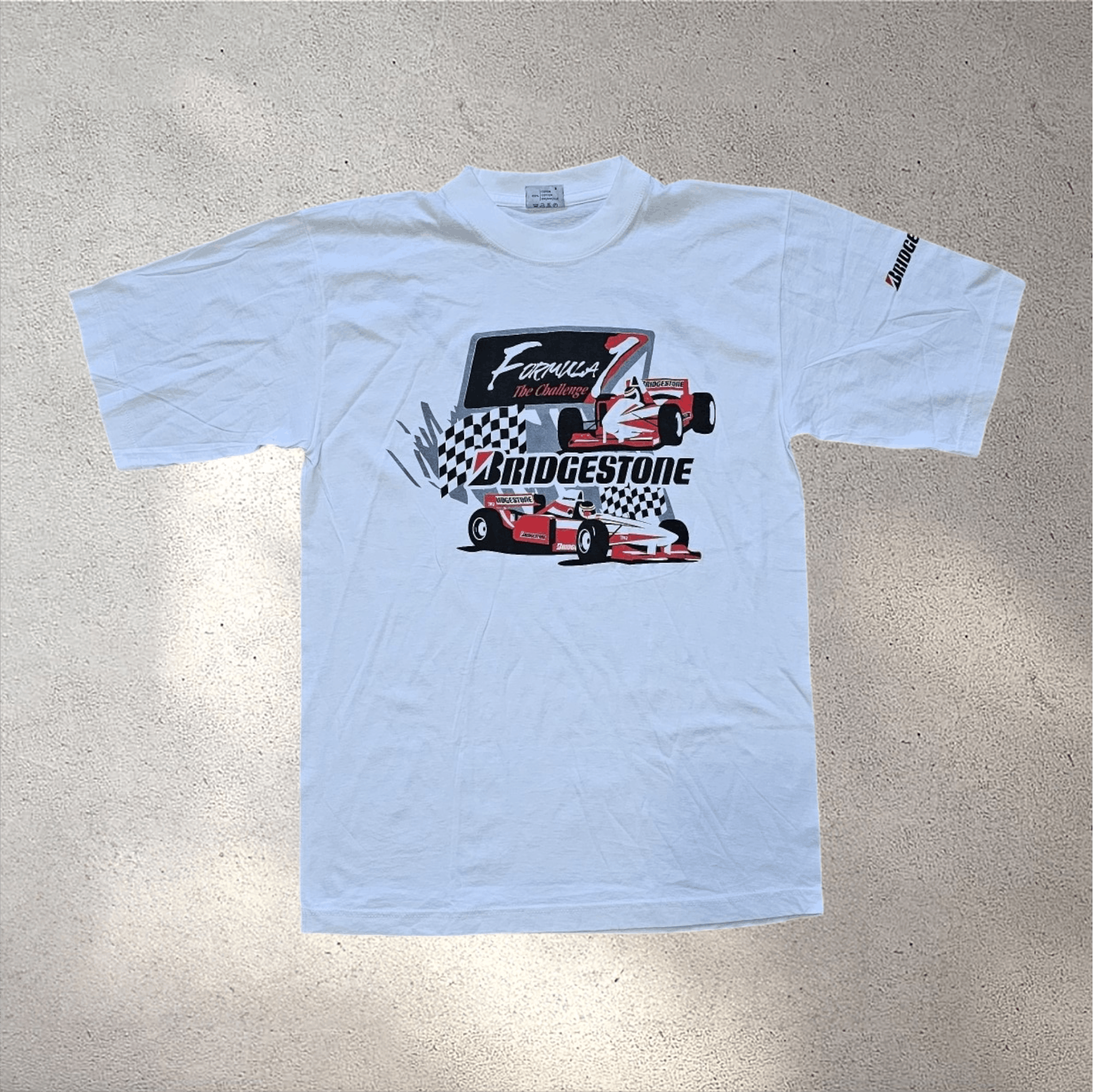 Formula 1 × Vintage Formula 1 Bridgestone 90's Tee Size US L / EU 52-54 / 3 - 1 Thumbnail