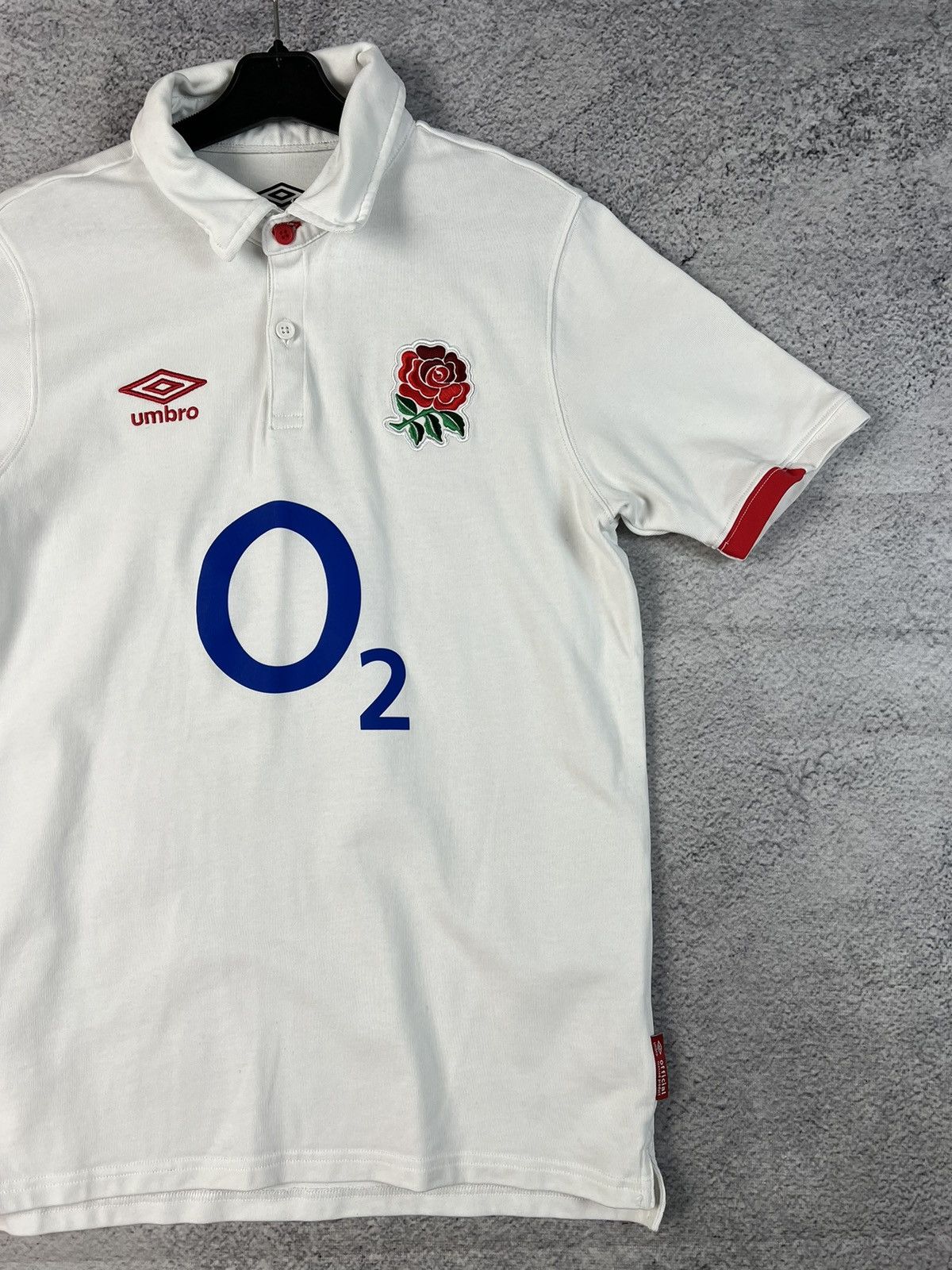 Umbro England rugby polo T-shirt Size US M / EU 48-50 / 2 - 3 Thumbnail