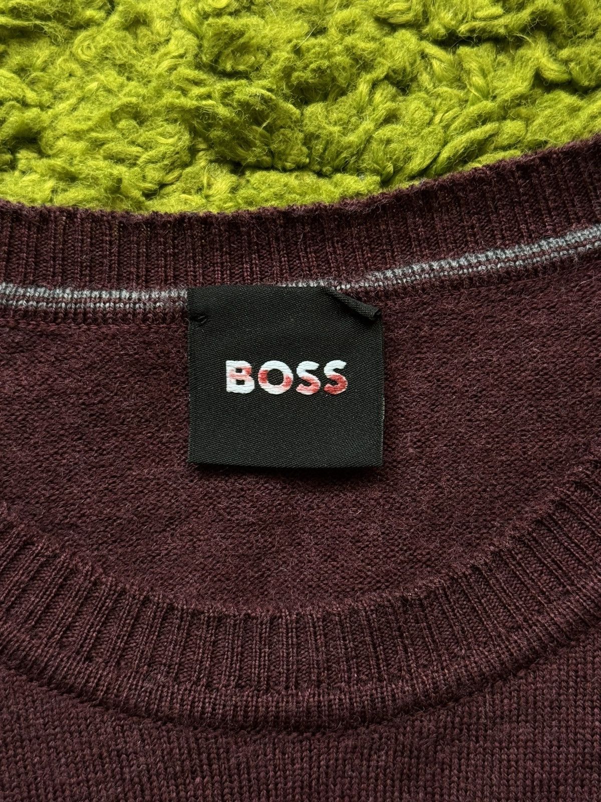 Hugo Boss Hugo Boss 100% wool knit logo minimalist sweater pullover Size US M / EU 48-50 / 2 - 4 Thumbnail