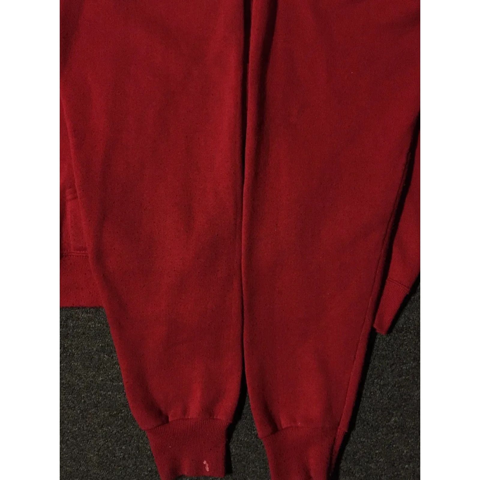 Lee VINTAGE LEE Zip Hoodie M USA 80s 90s Red Faded Full Zip Sweatshirt Mens Size US M / EU 48-50 / 2 - 5 Thumbnail