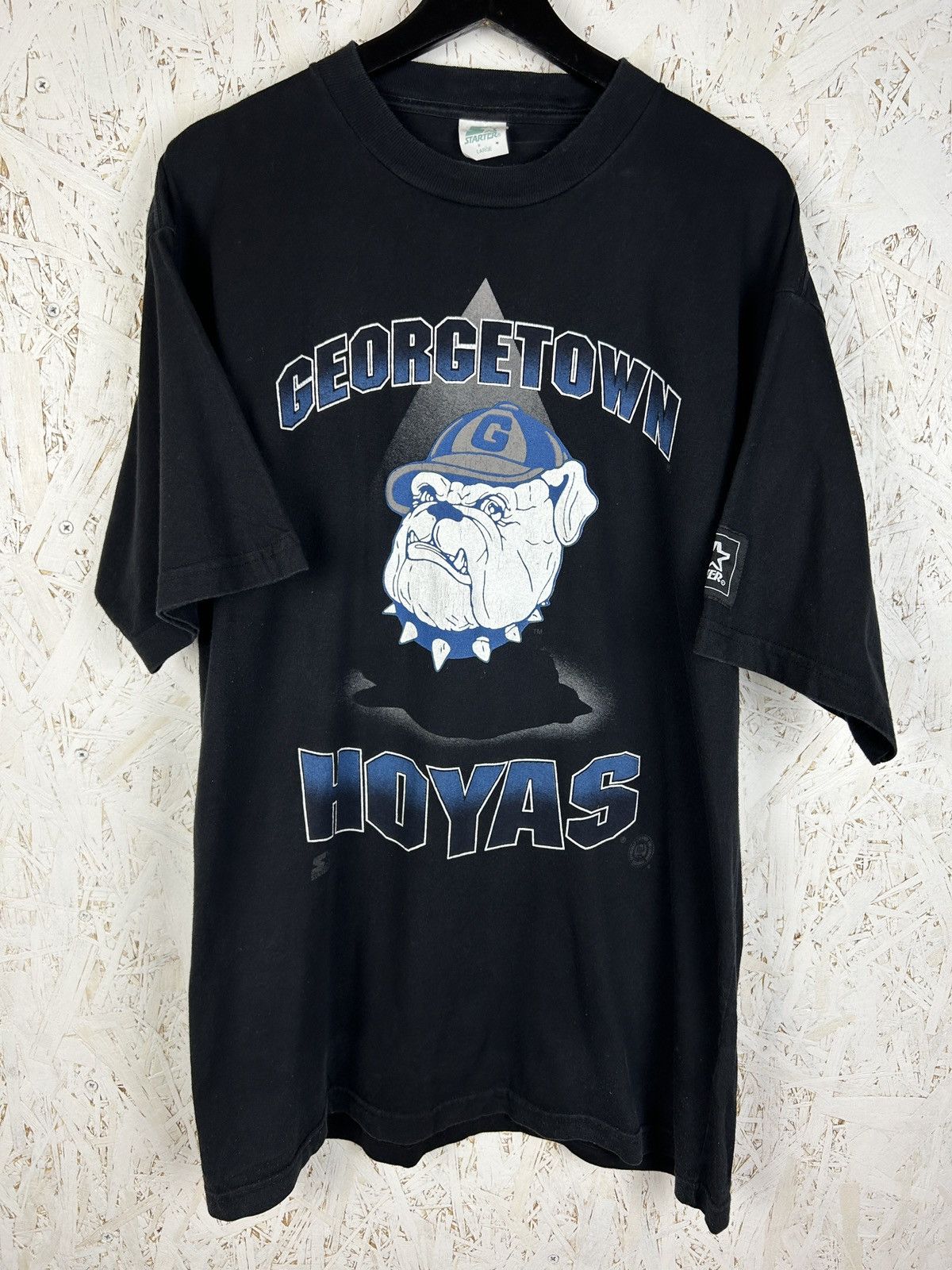 Starter 90s Vintage Starter Georgetown Hoyas NBA Basketball T-Shirt Size US L / EU 52-54 / 3 - 1 Thumbnail