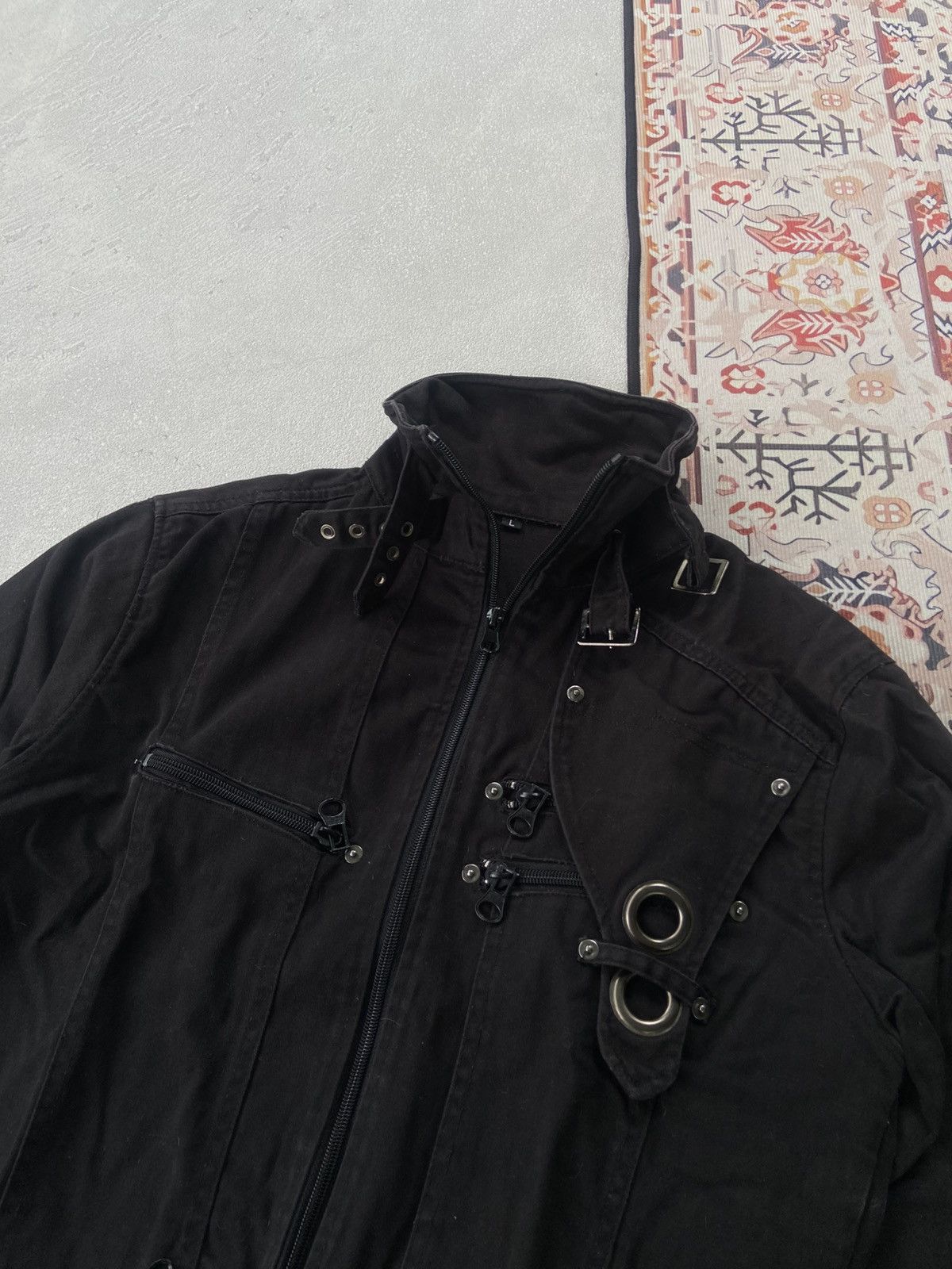 KMRii Japanese BIKERS ZIPPER GOTHIC SEDITIONARIES PUNK jacket Size US M / EU 48-50 / 2 - 6 Thumbnail