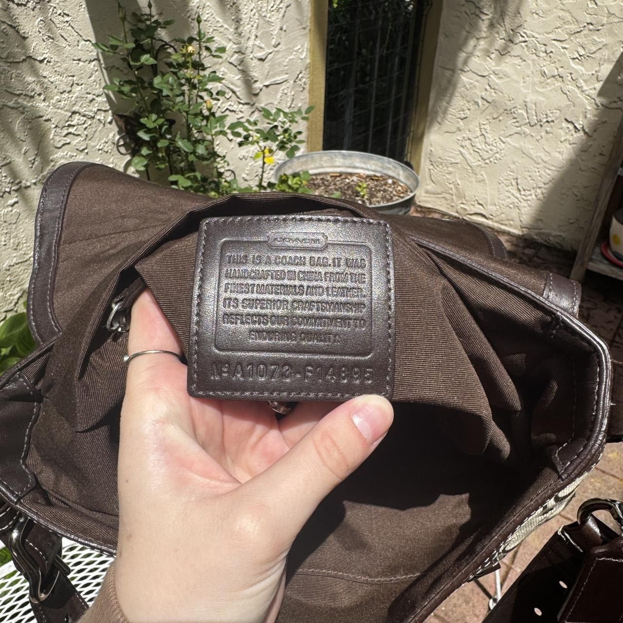Coach Y2K Coach Monogramed Messenger Bag Size ONE SIZE - 7 Thumbnail
