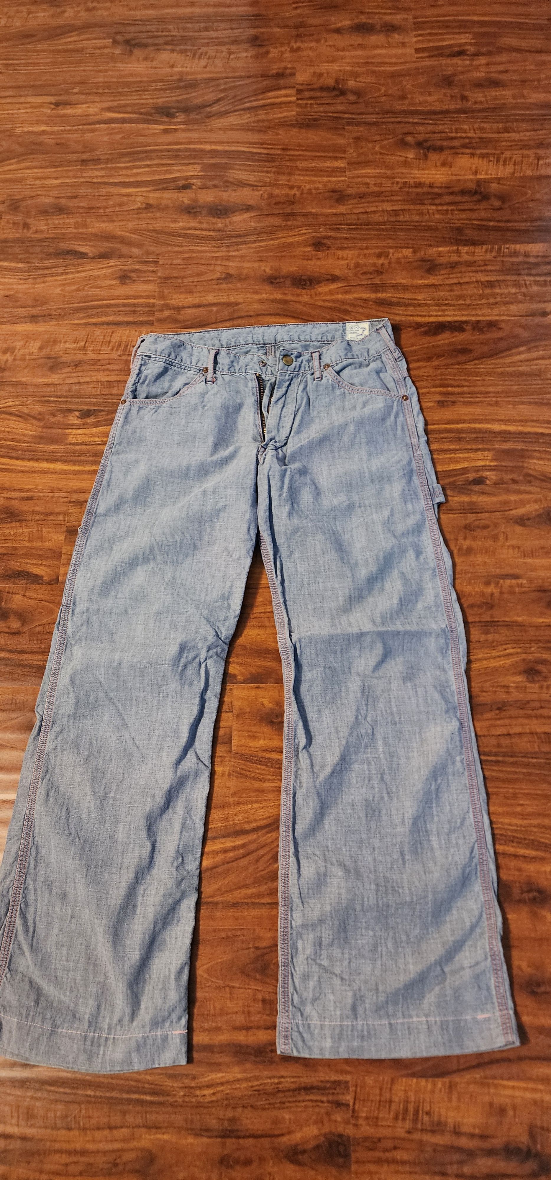 Orslow Orslow Chambray Carpenter Pants, Made in Japan Size US 29 - 1 Thumbnail