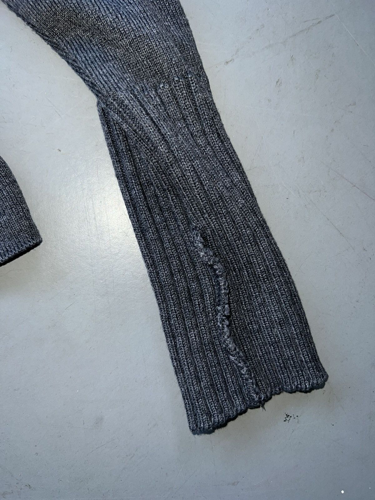 Jean Paul Gaultier Jean Paul Gaultier Junior 90s striped knit sweater with logo Size US XL / EU 56 / 4 - 4 Thumbnail