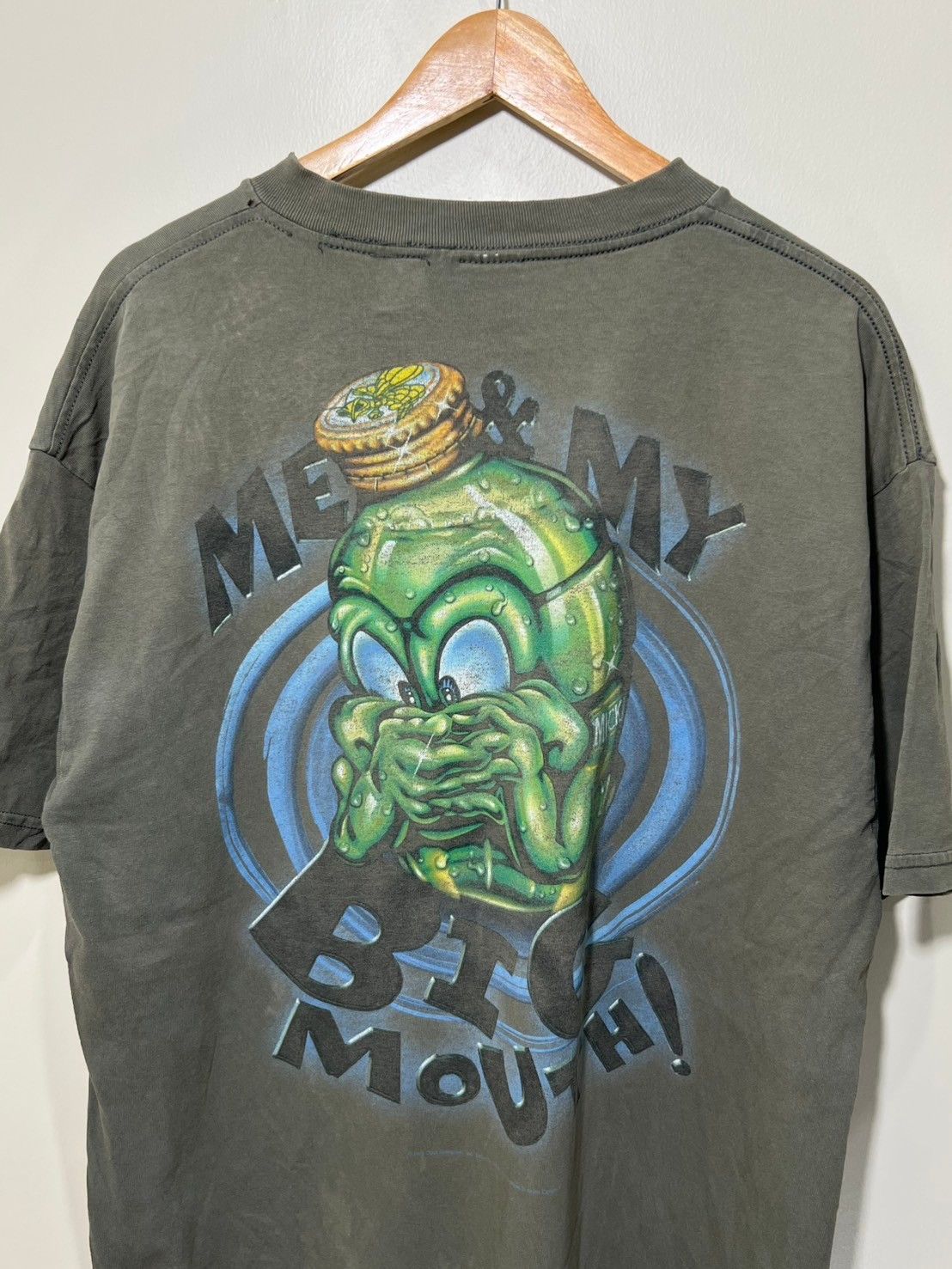Vintage Vintage 90's Mickey’s Big Mouth shirt bnz01 Size US XL / EU 56 / 4 - 6 Thumbnail