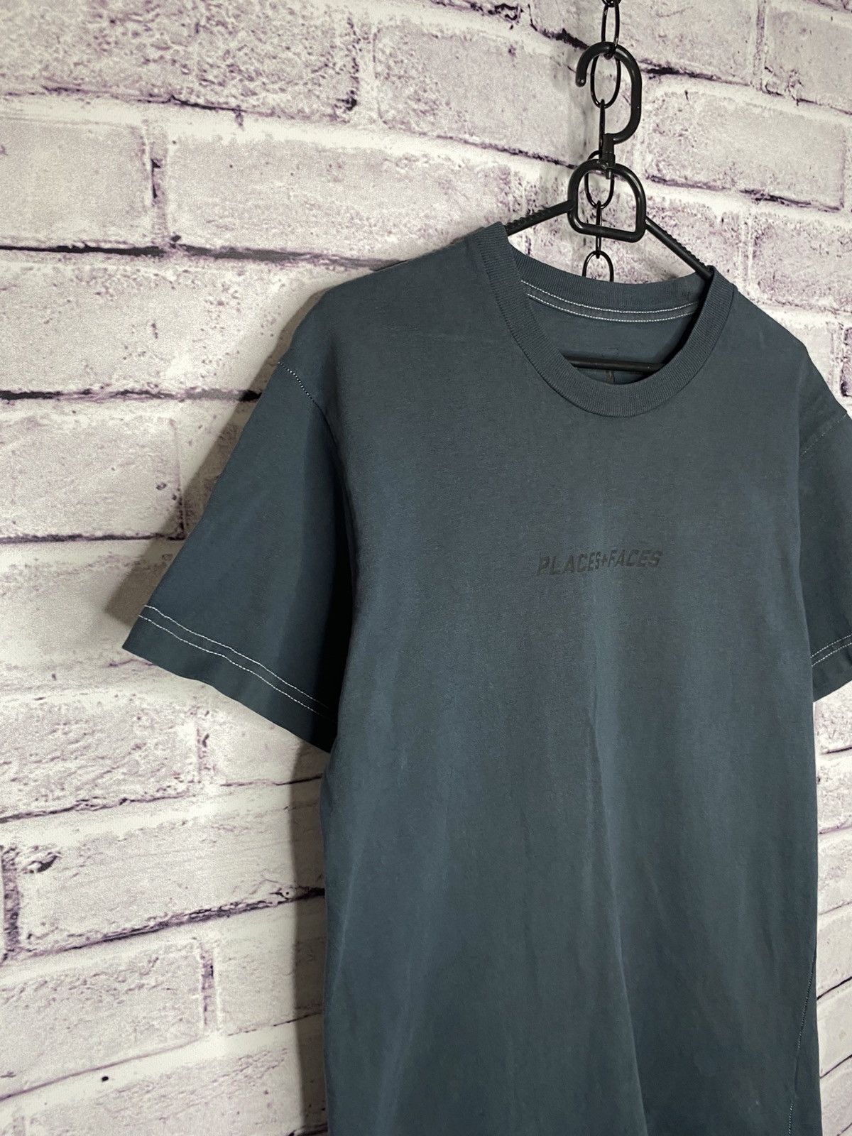 Places + Faces Mens Places + Faces Centr Logo T-Shit Vintage Size US M / EU 48-50 / 2 - 2 Thumbnail