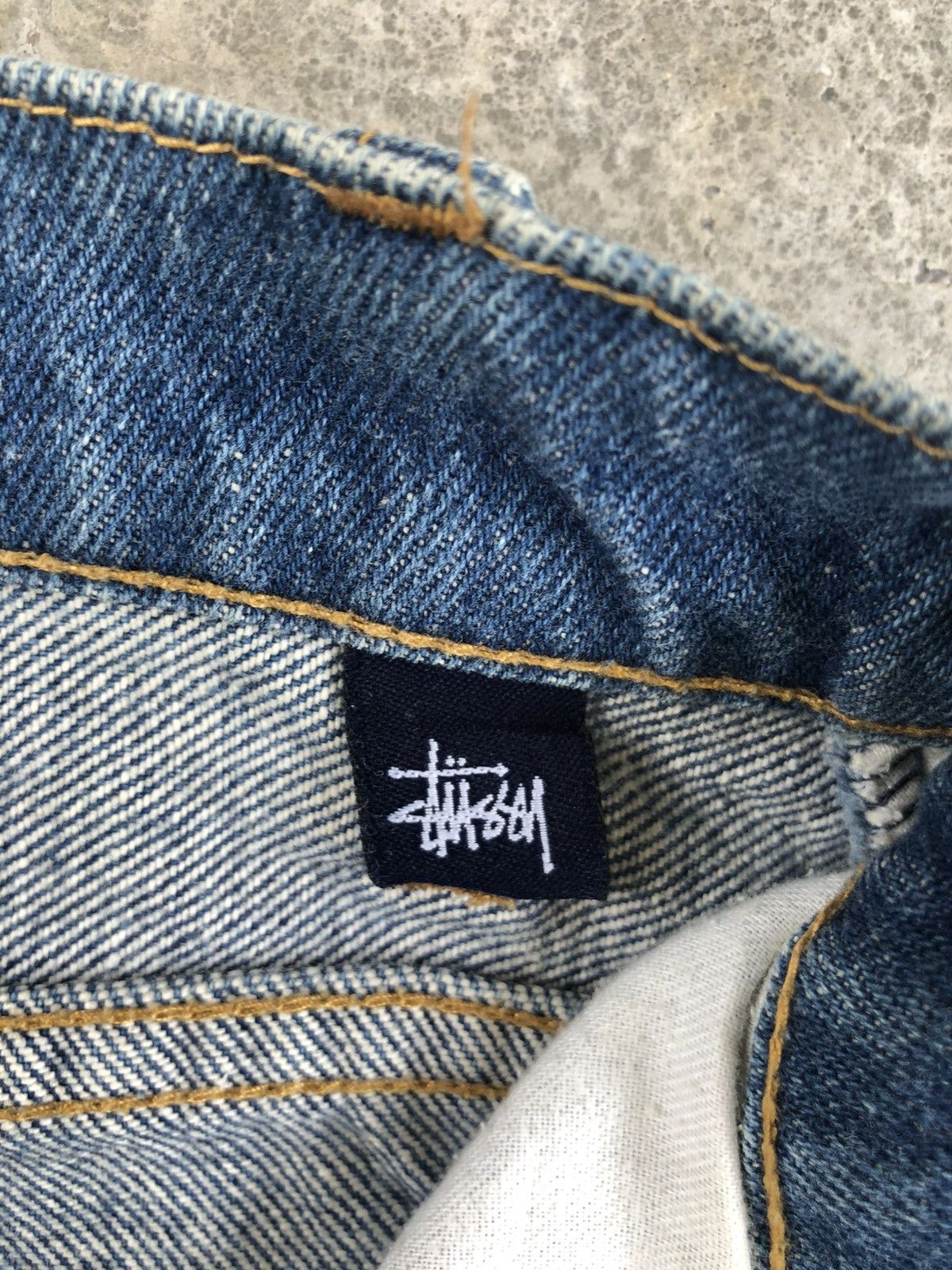 Stussy Stussy Baggy Jeans Distressed Jeans Size US 31 - 23 Thumbnail