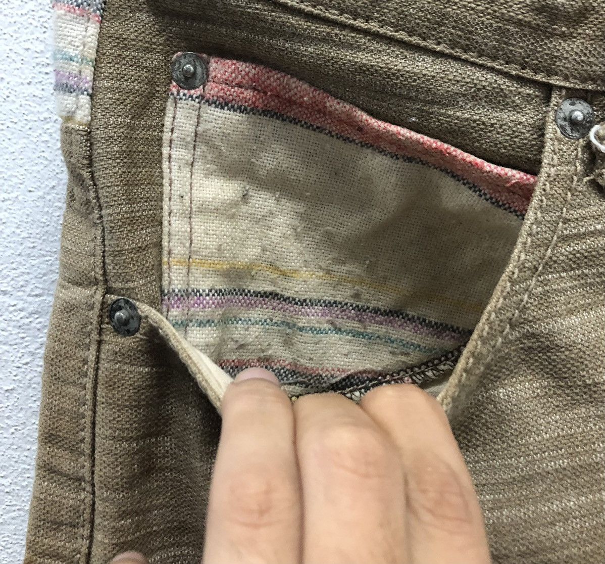 Japanese Brand Vintage Wild Khakis Brown Pants – Made in Japan – Size M Size US 31 - 6 Thumbnail