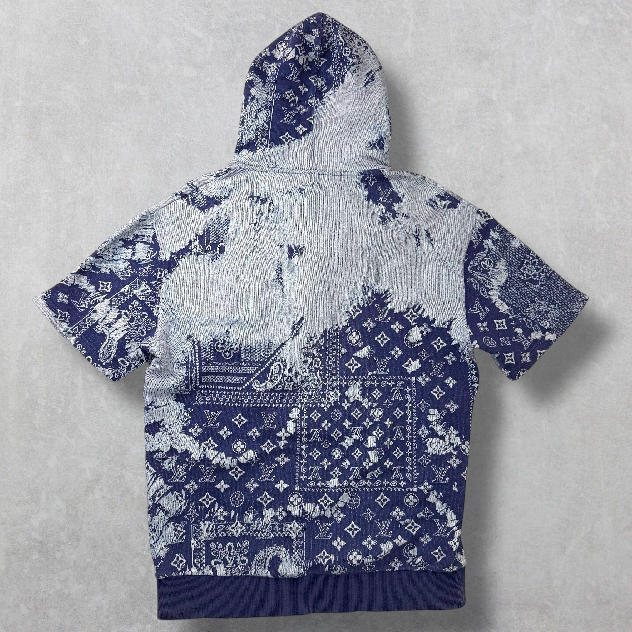 Louis Vuitton Louis Vuitton Monogram Bandana Short-Sleeve Hoodie L Size US L / EU 52-54 / 3 - 2 Thumbnail
