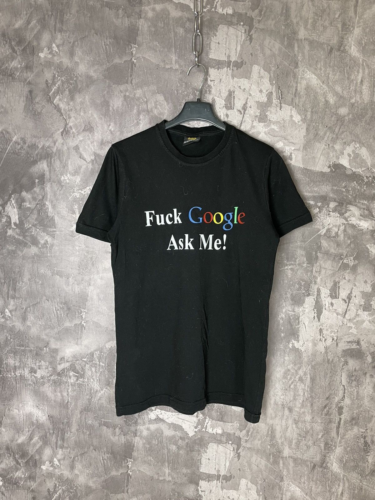 Vintage Fuck google ask me Humor vintage y2k T shirt 90s Size US S / EU 44-46 / 1 - 1 Thumbnail